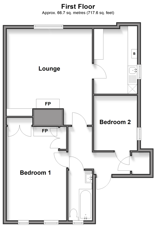 Otterpool Lane, Lympne floorplan