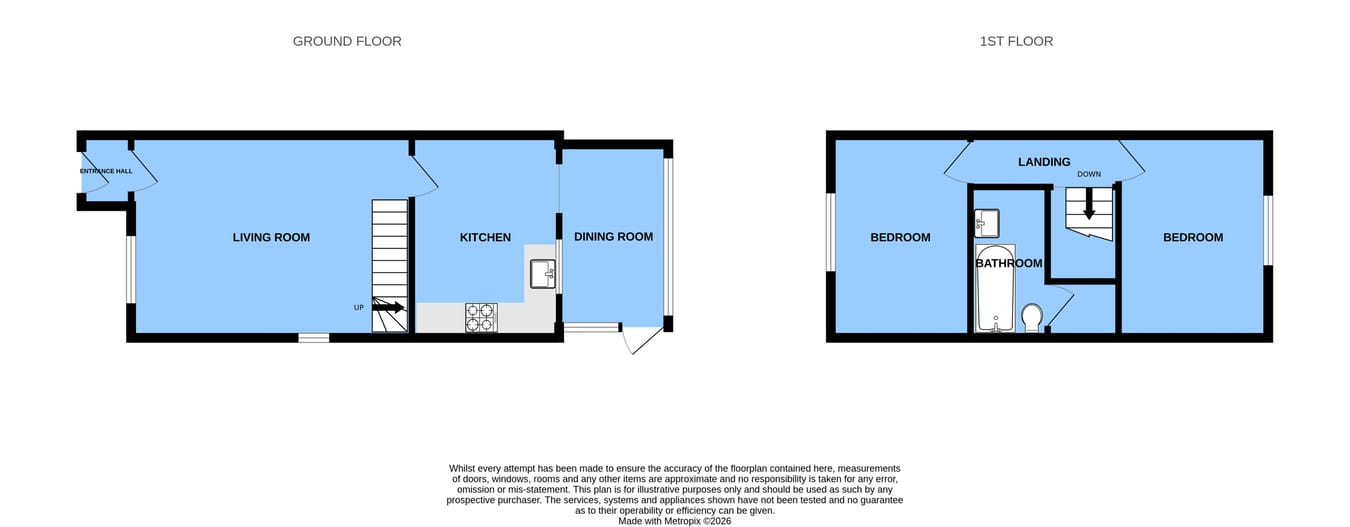 26, Willow Bank, Robertsbridge floorplan