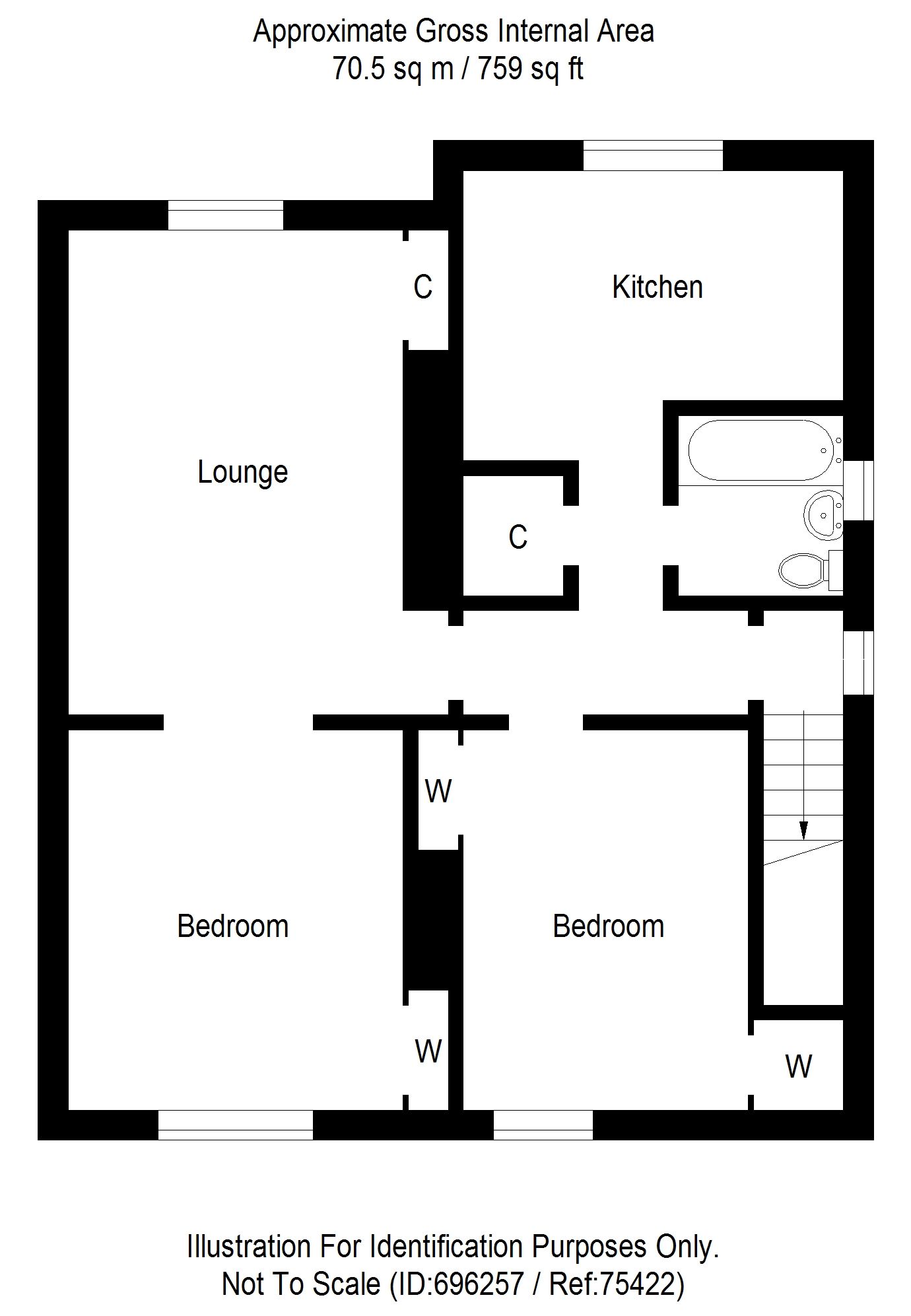 44, Schawpark Avenue, Alloa floorplan