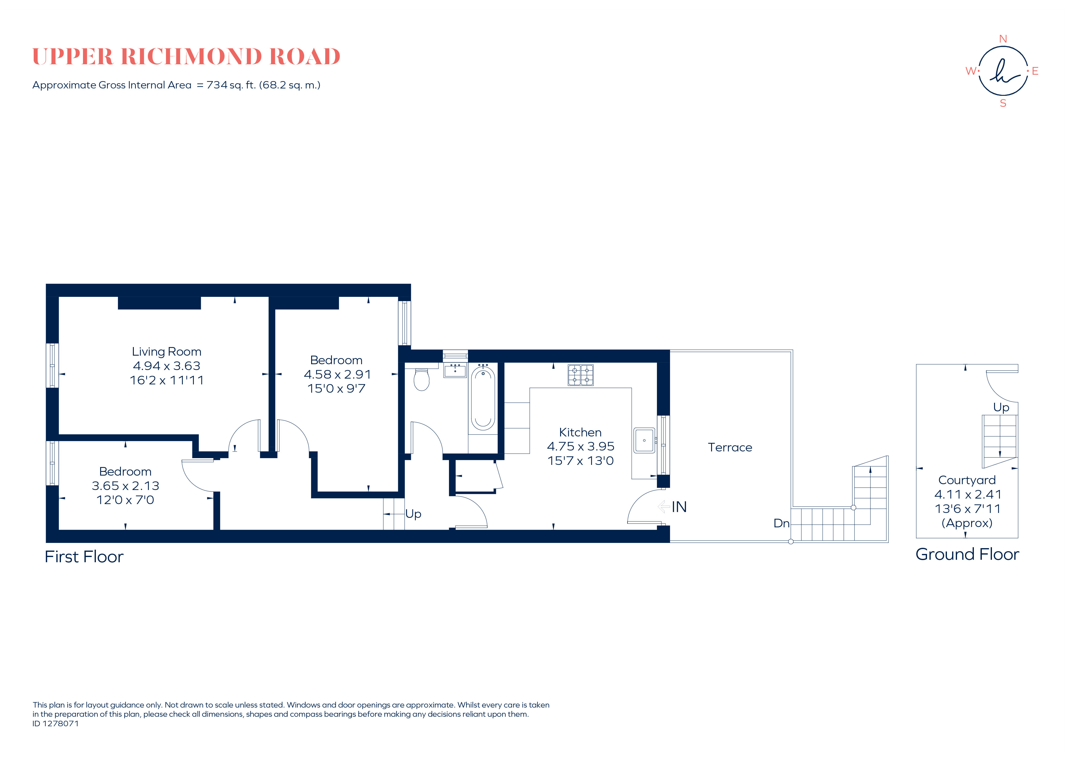 383A, Upper Richmond Road, London floorplan