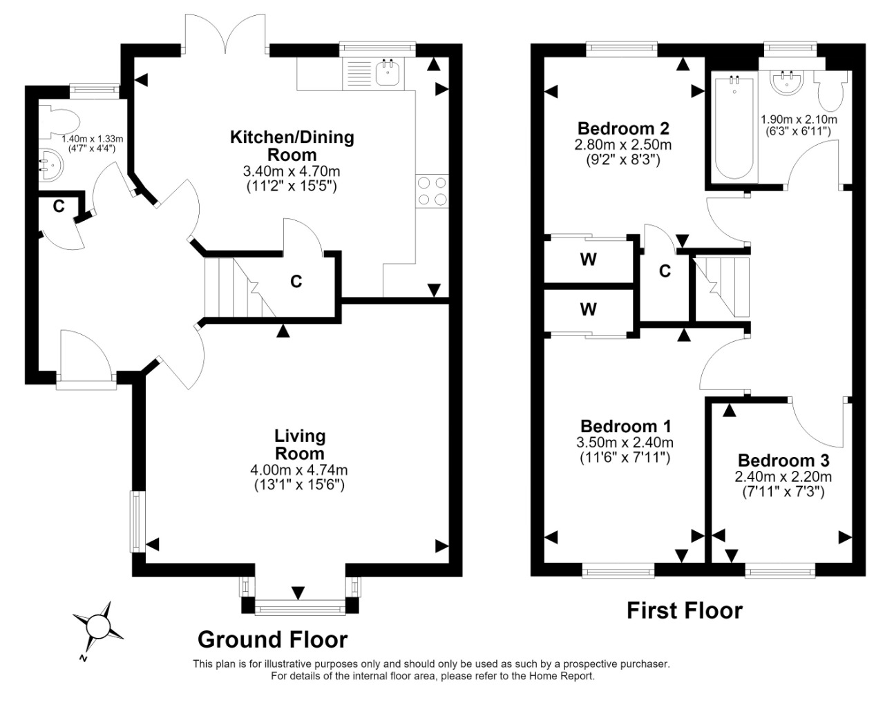 8, Wheatfield Walk, Loanhead floorplan