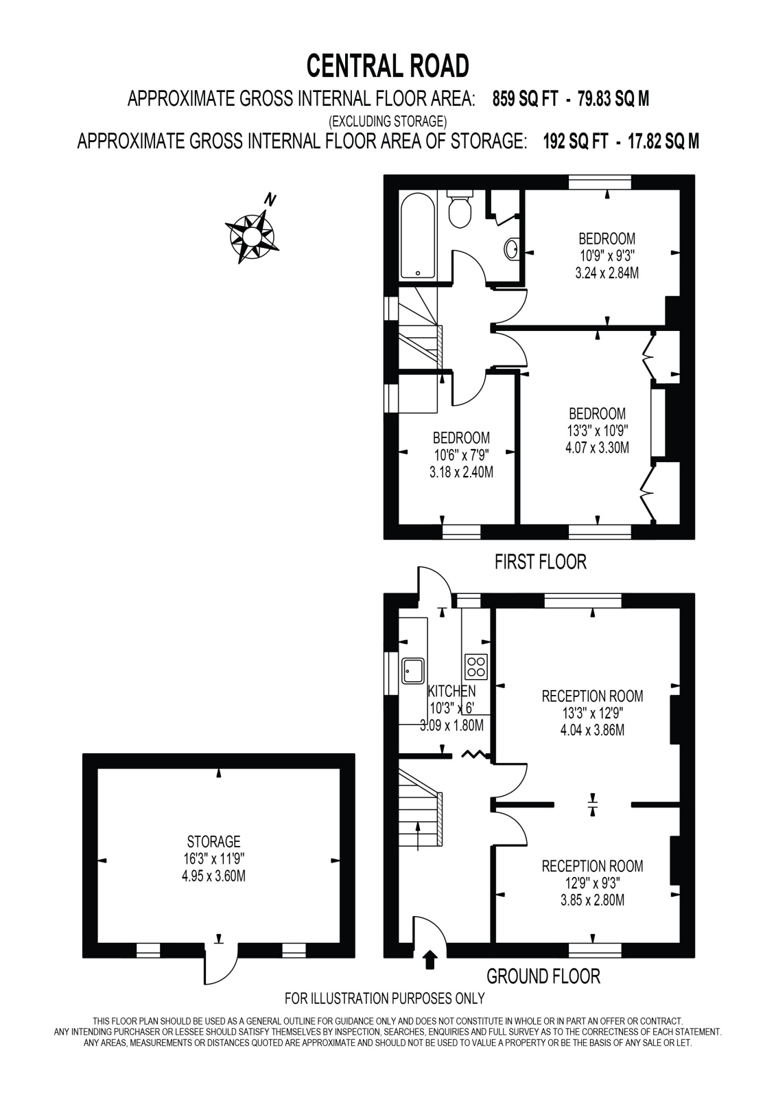 Central Road, Morden, SM4 floorplan