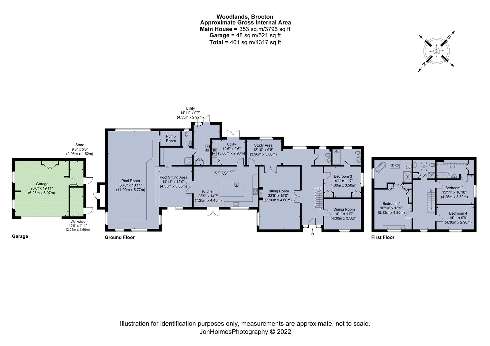 Chase Road, Brocton, Stafford ST17, 4 bedroom detached house for sale