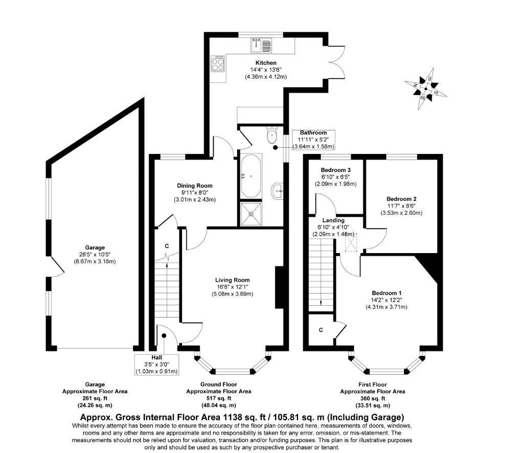 14, St. Joans Grove, Hartlepool floorplan