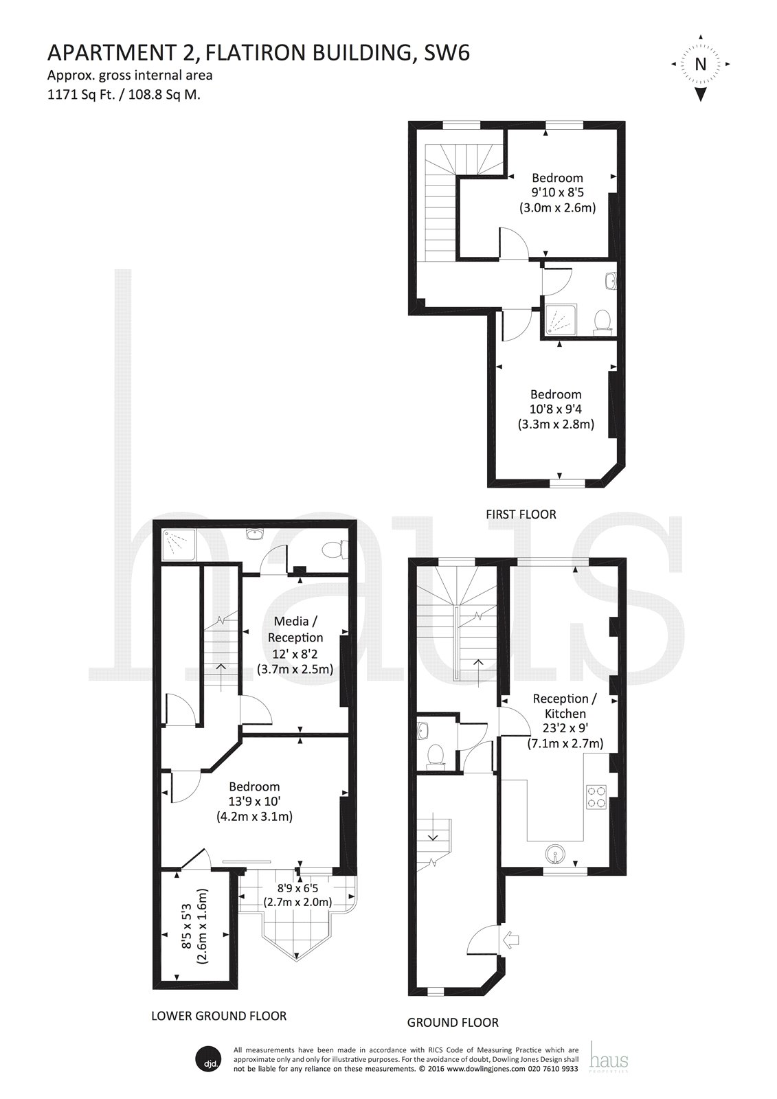 3 Bedrooms Flat for sale in Flatiron Bulding, Fulham SW6