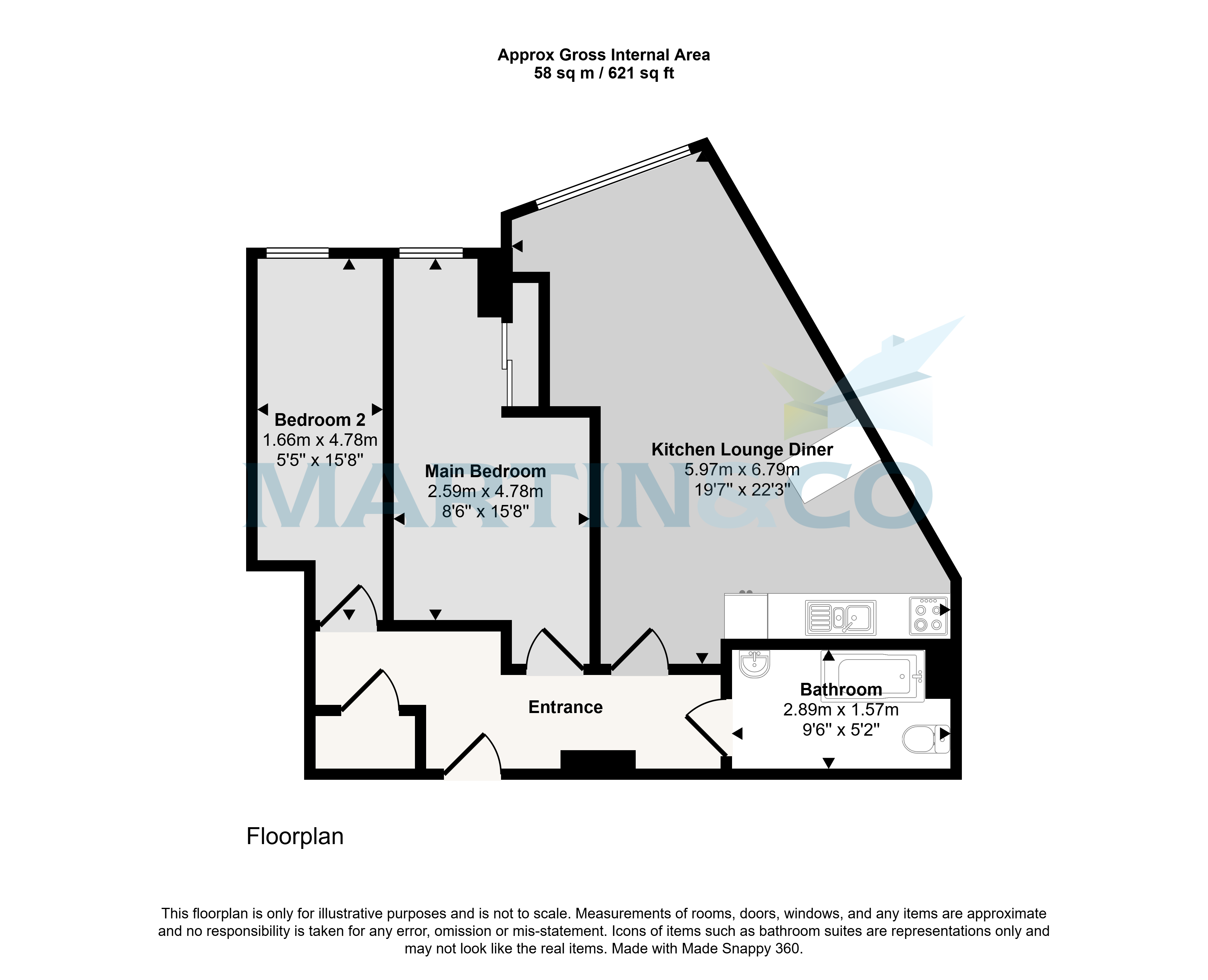 The Panorama, Ashford floorplan