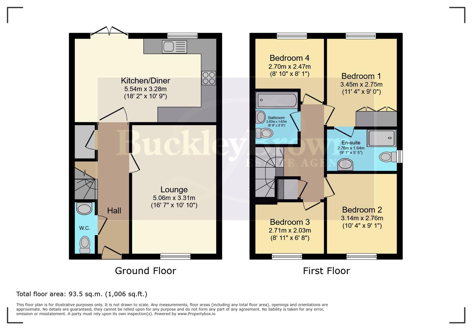 8, Buckthorn Close, Chesterfield floorplan