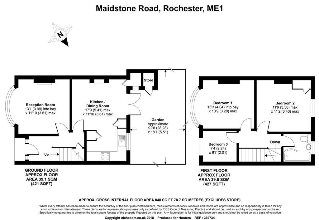 3 Bedrooms End terrace house for sale in Maidstone Road, Rochester ME1