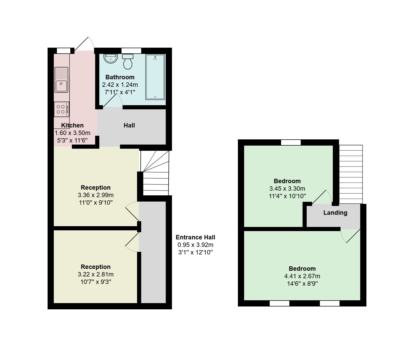2 Hill Street, Bridgend floorplan