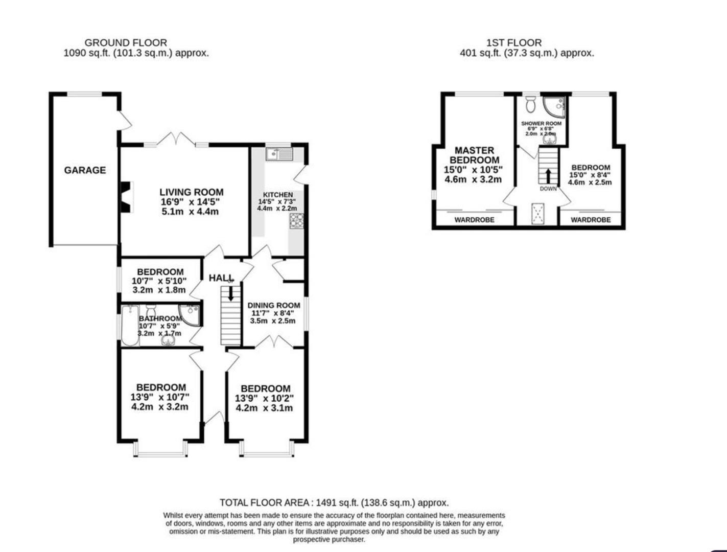 Haven View, Princess Margaret Road., Linford floorplan