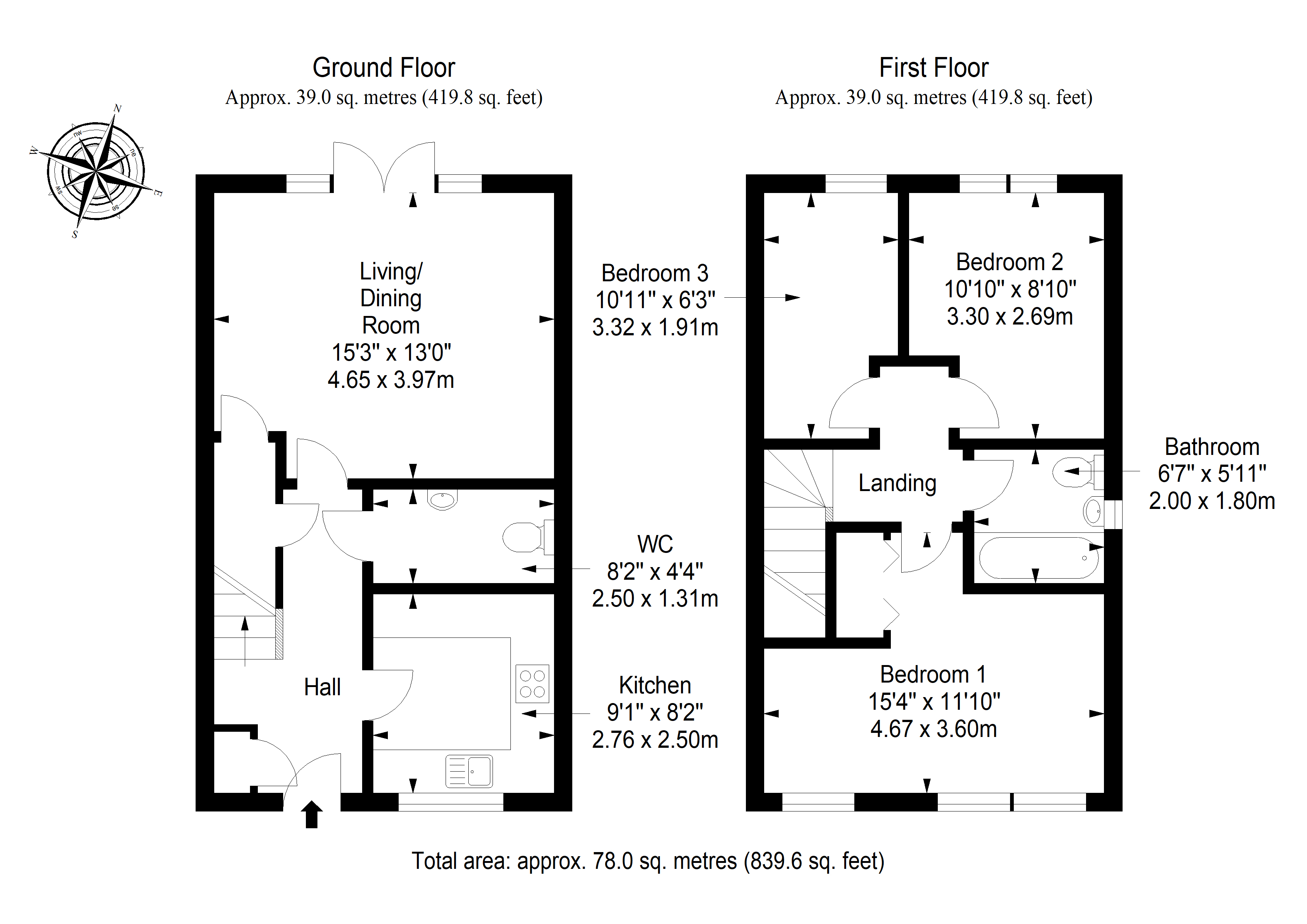 5, Burns Wynd, Musselburgh floorplan