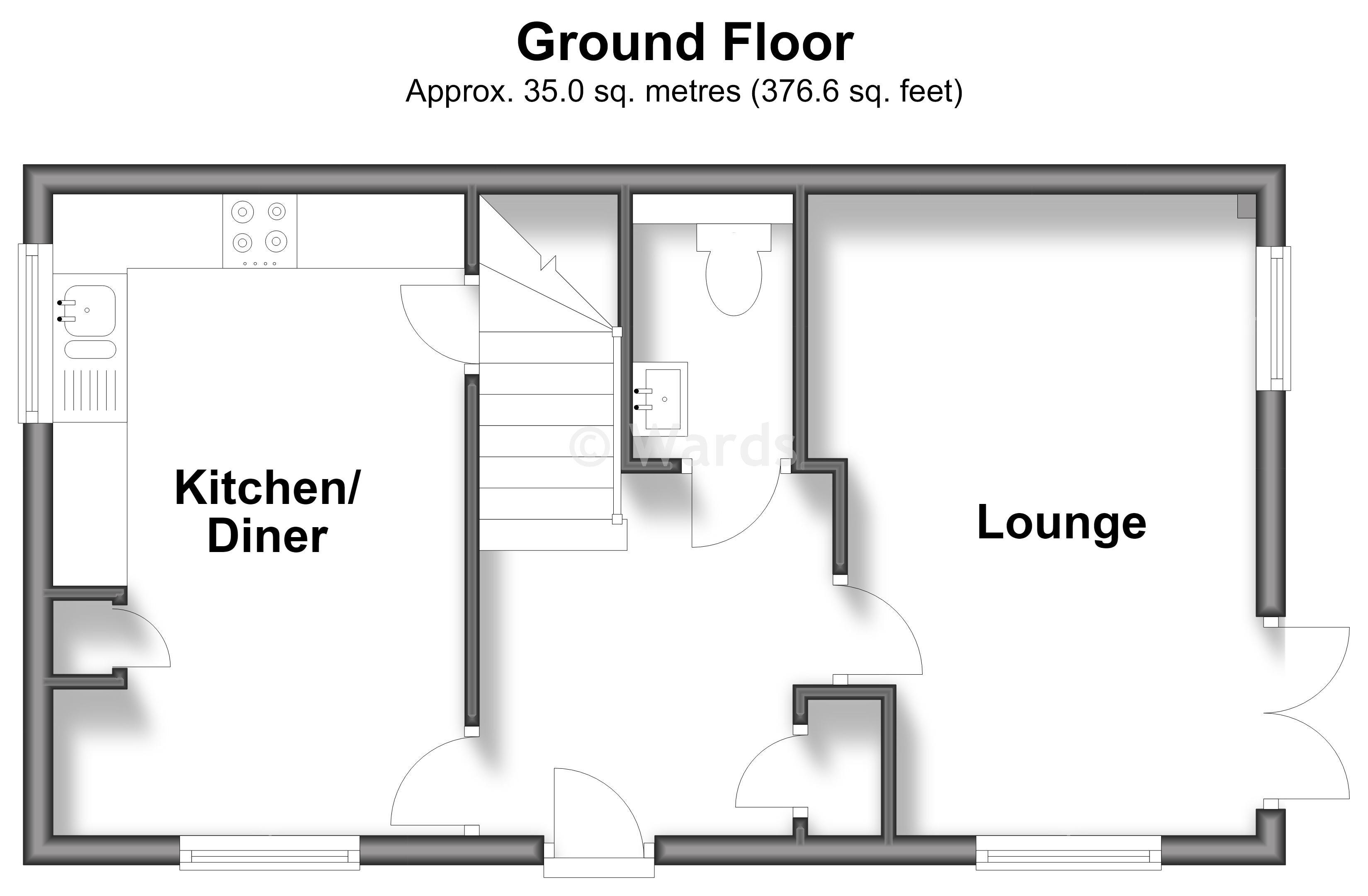 26, Harvey Drive, Faversham floorplan
