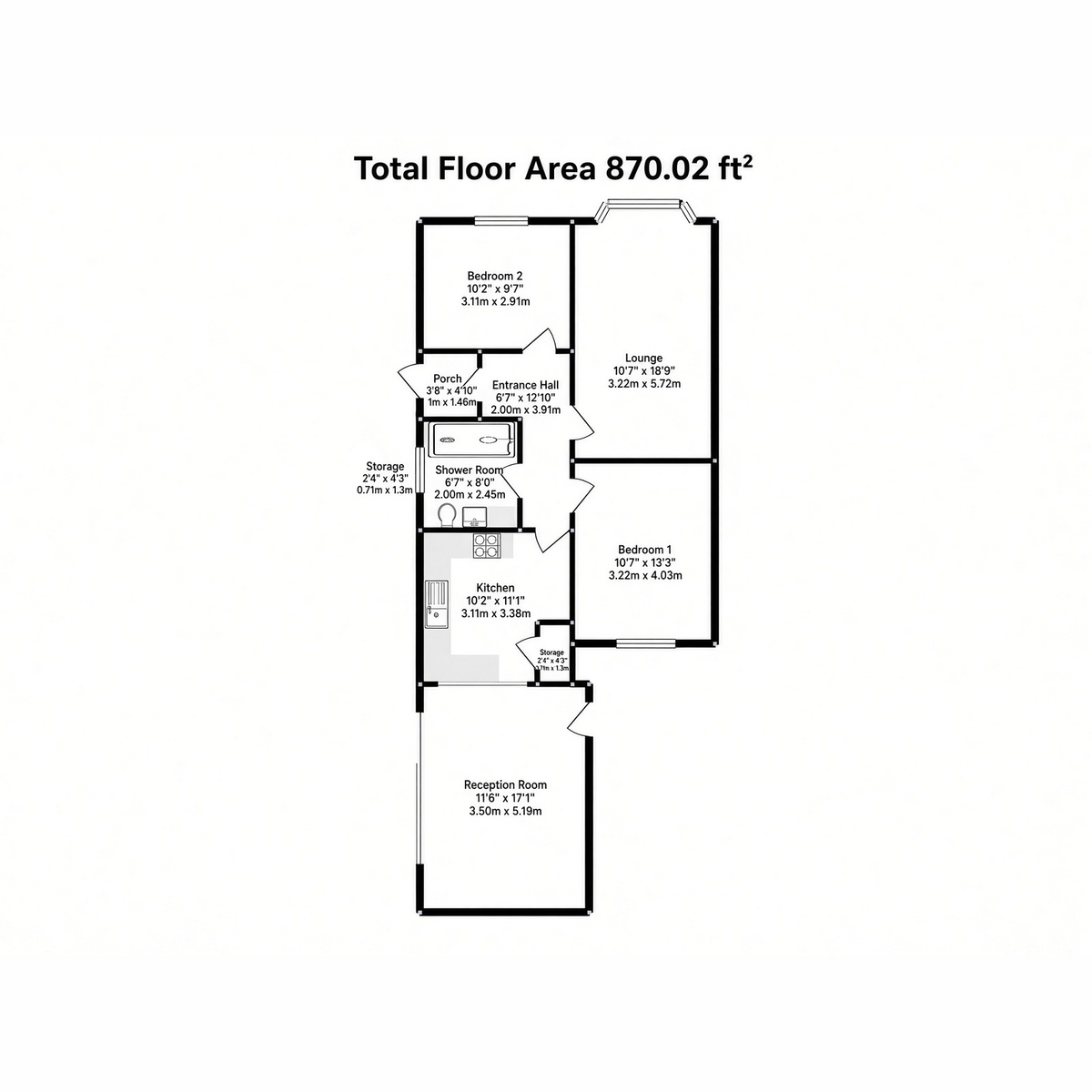 Marton Place, Morecambe floorplan