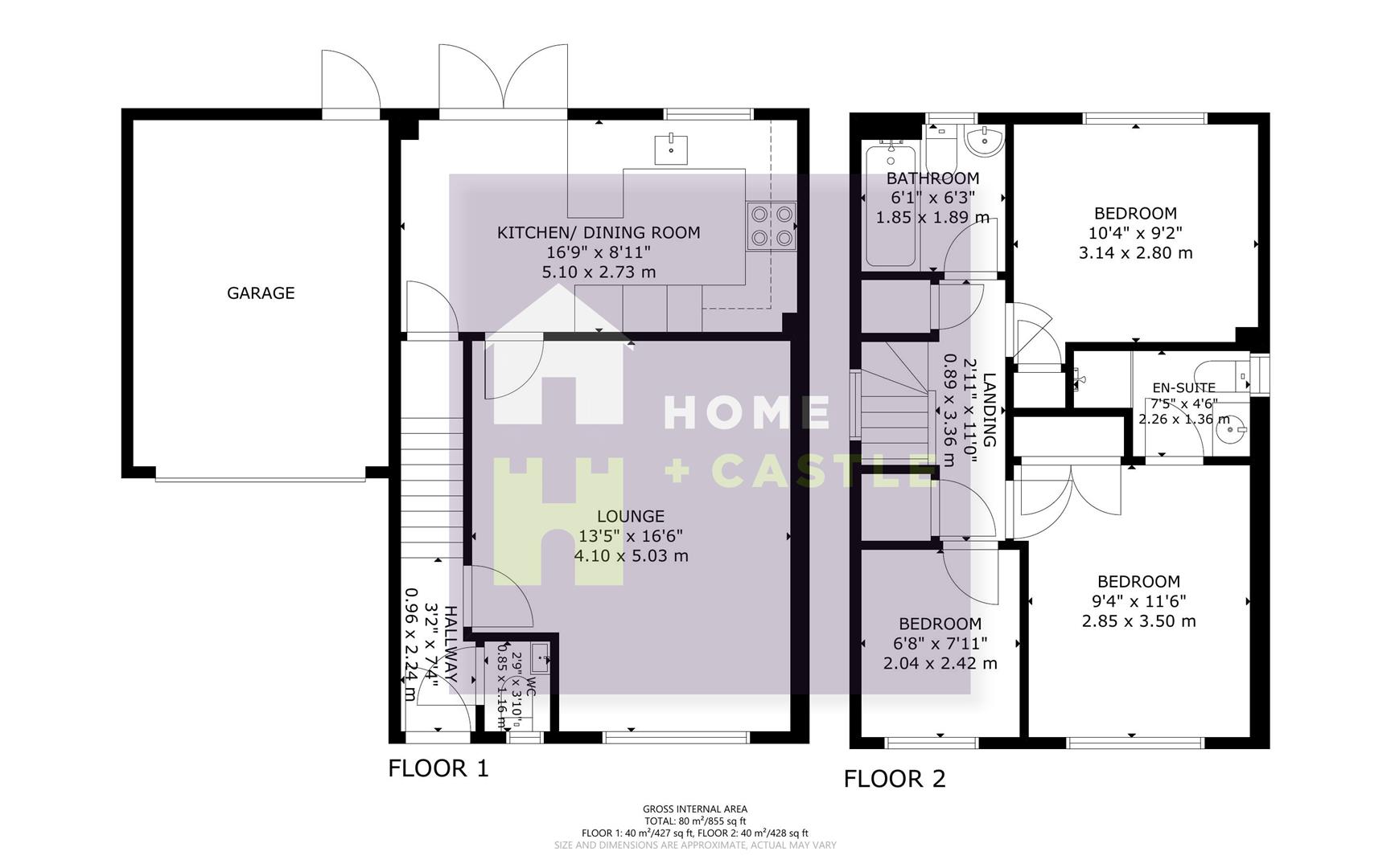 43, Lavant Road, Pevensey floorplan