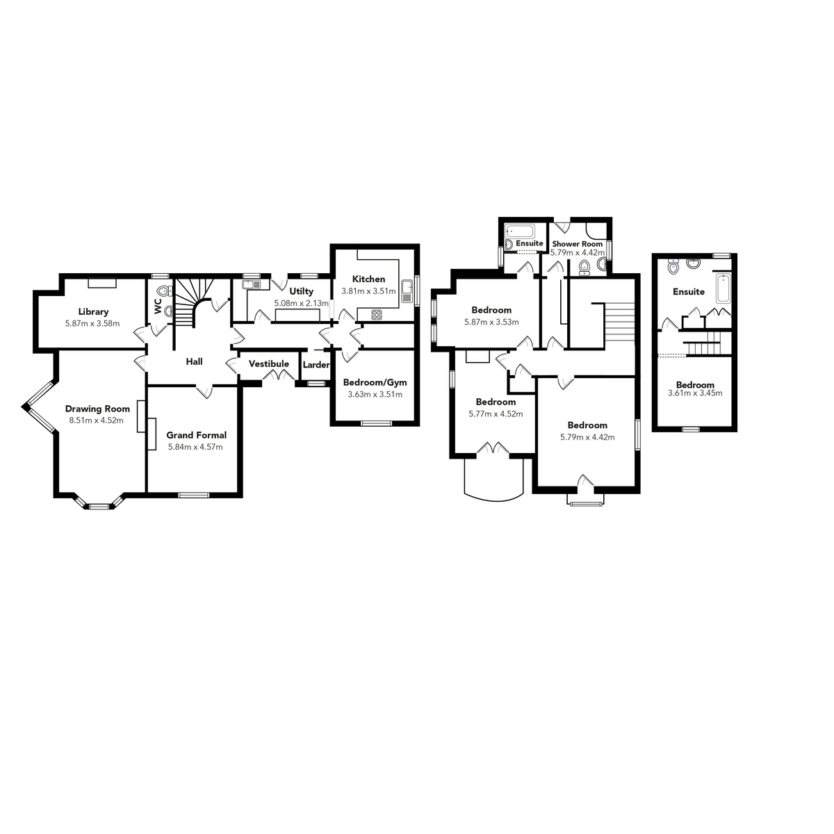 Millbank, Millbank, Ascog, Isle of Bute floorplan