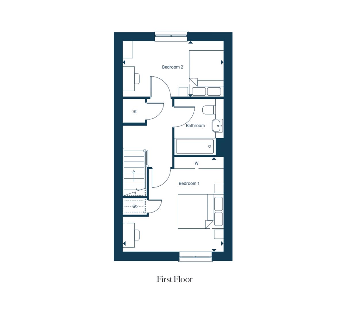 Plot 176, The Reed, Bullockstone Road, Herne Bay floorplan