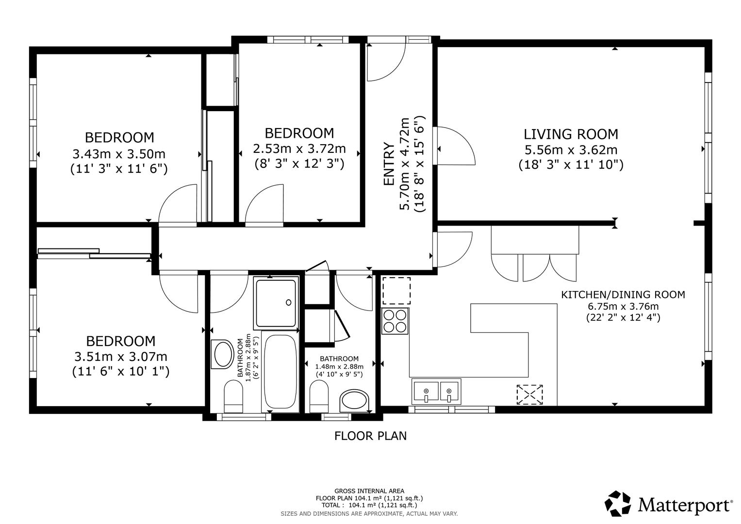 Tamarisk, St. Ninians Road, Blairgowrie floorplan