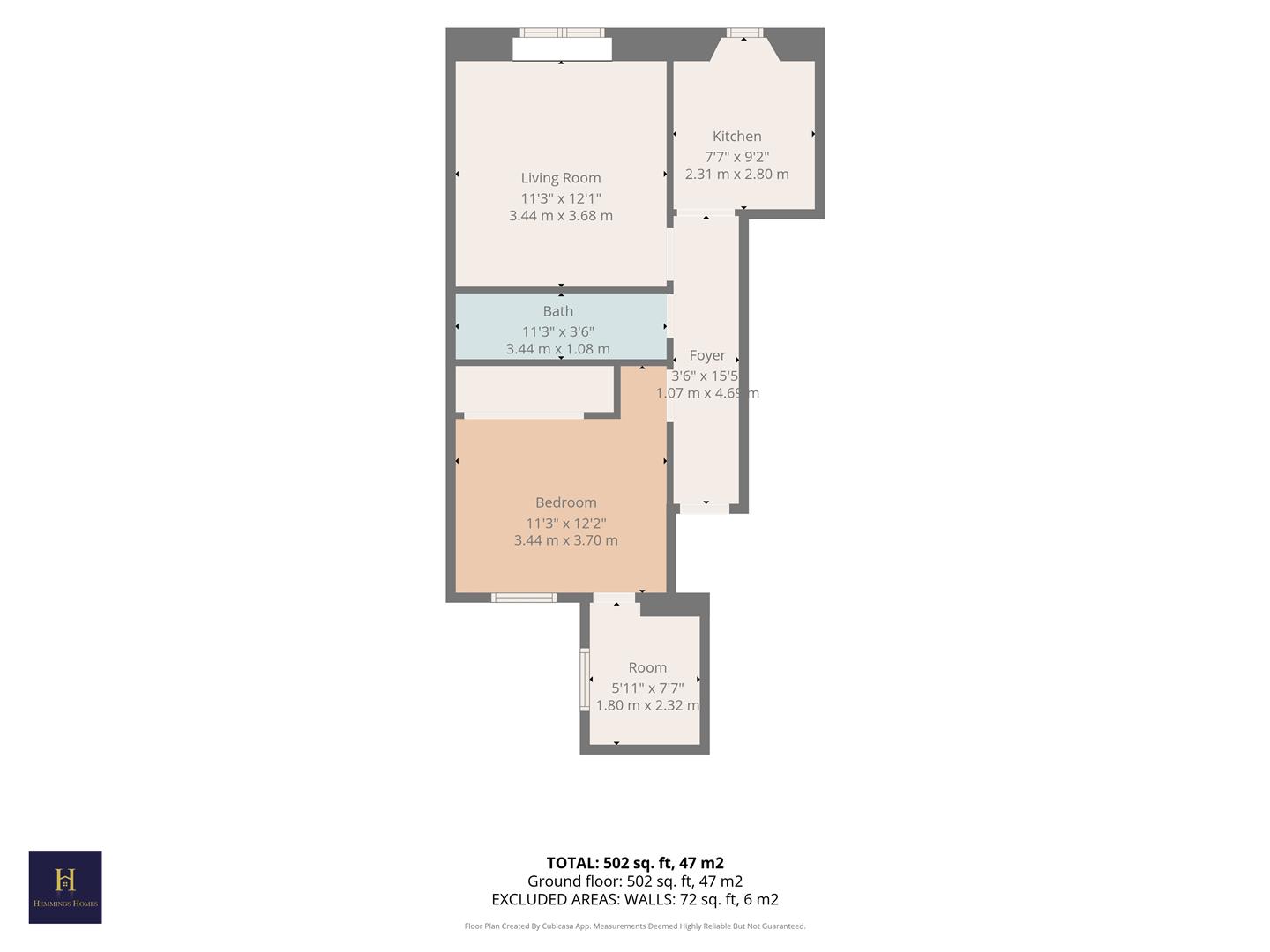 4, Manse Road, Motherwell floorplan