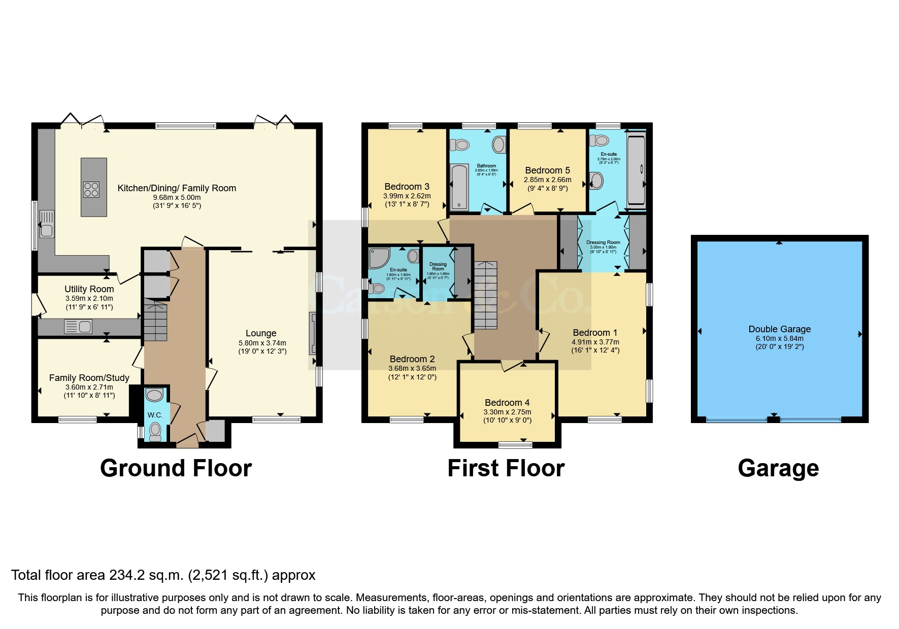 Ambleside Road, Lightwater, Surrey GU18, 5 bedroom detached house for