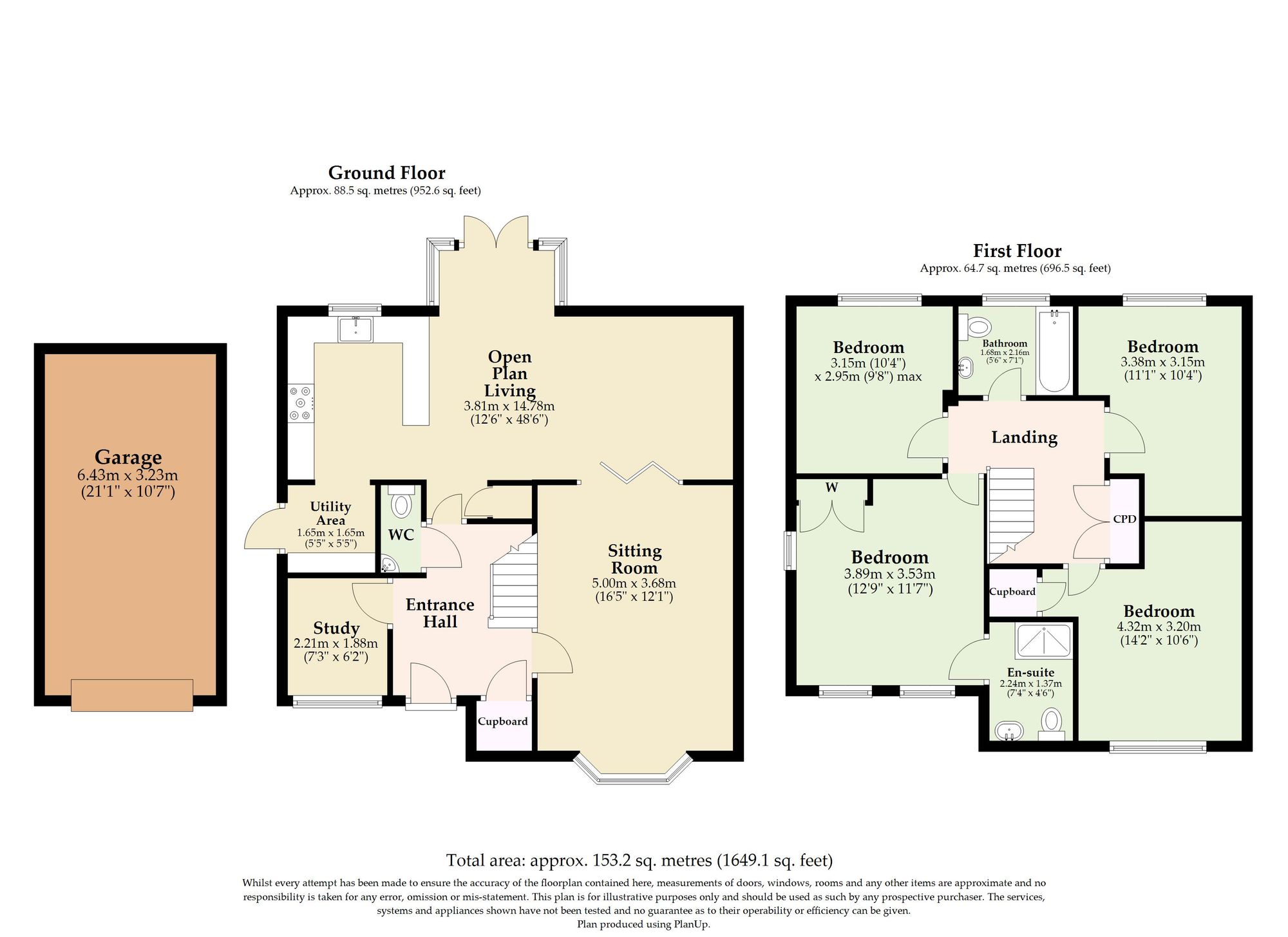 3 Broom Close, Norwich floorplan