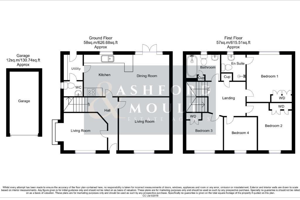 1, Park Road, Nottingham floorplan