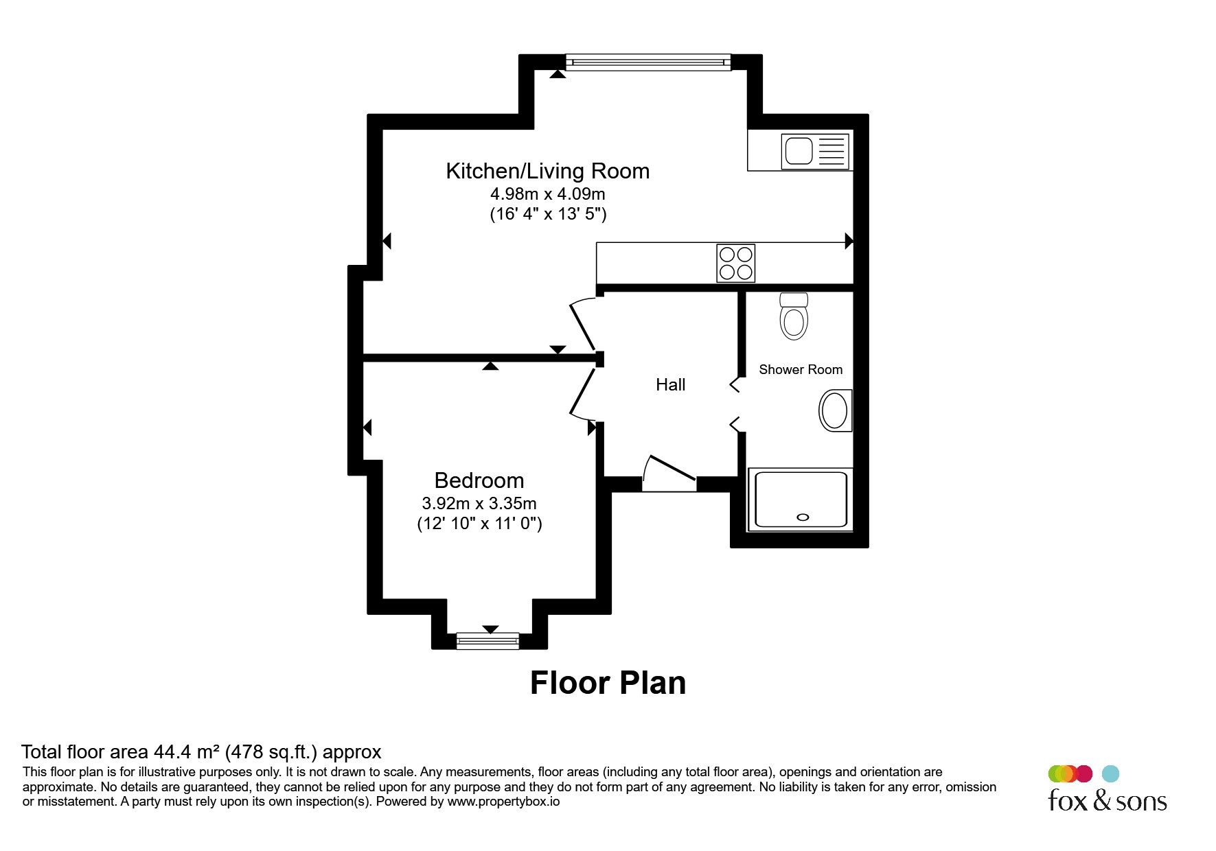 Flat 5, 22, Rowlands Road, Worthing floorplan