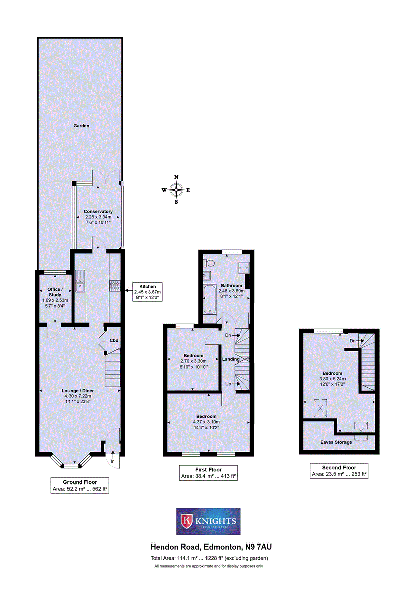18, Hendon Road, London floorplan
