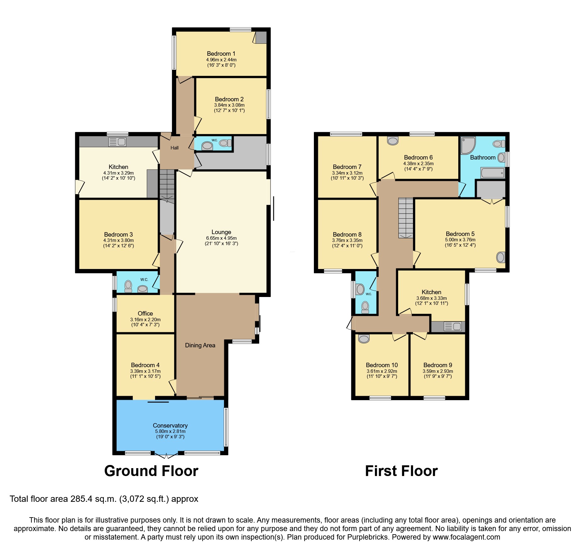 61, Anmore Road, Denmead, Waterlooville floorplan