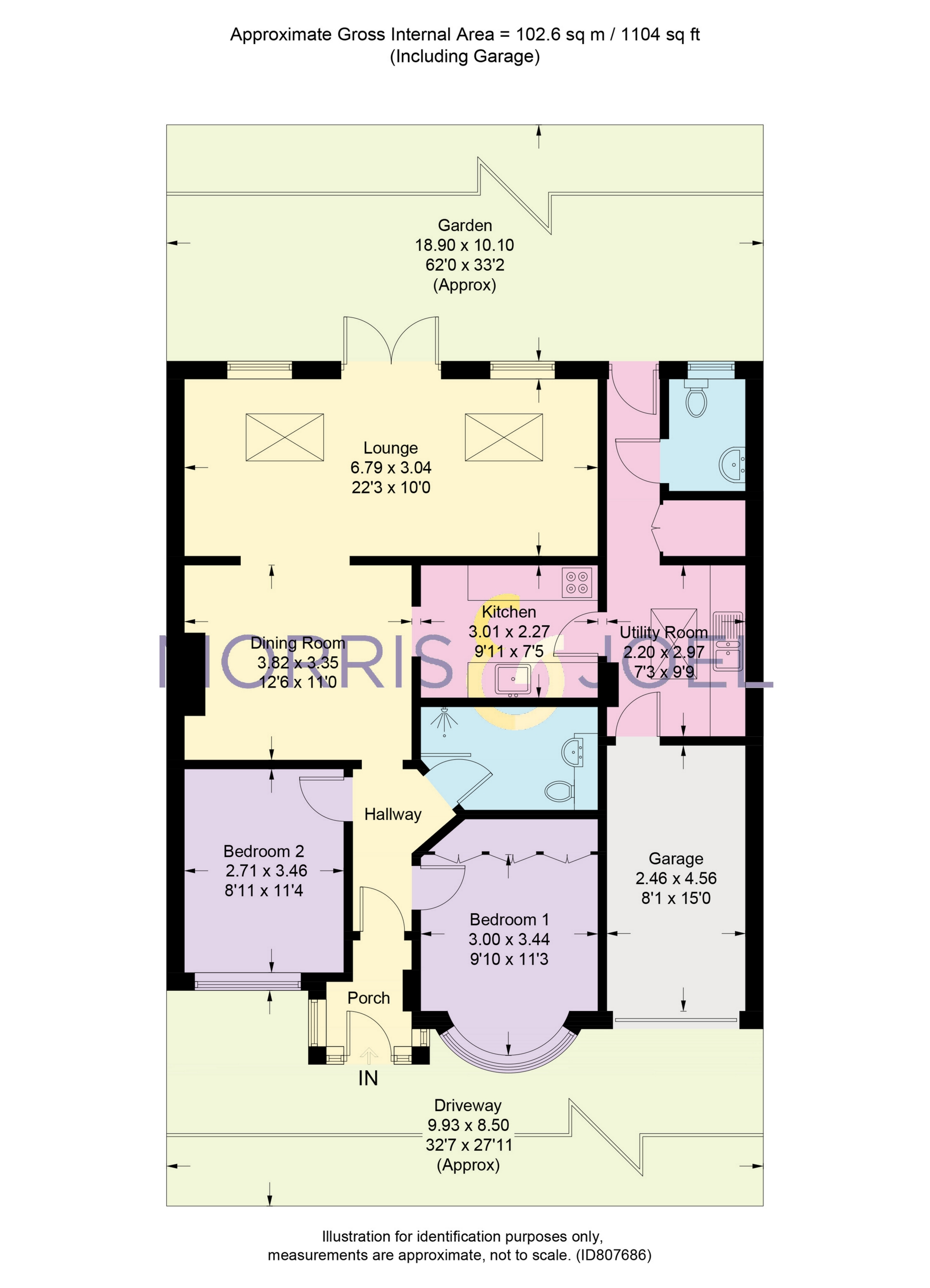 Tennison Avenue, Borehamwood WD6, 2 bedroom bungalow for sale