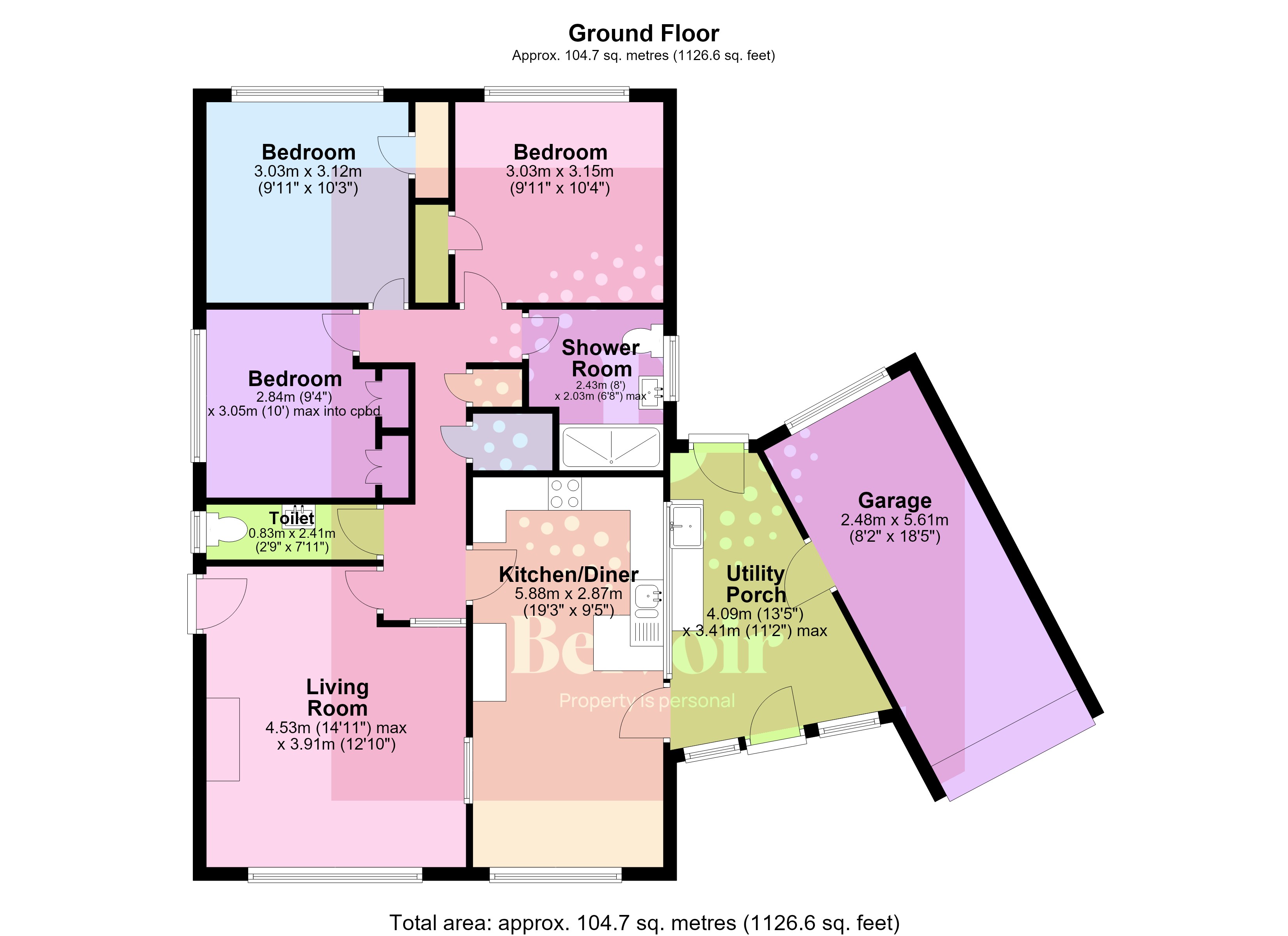 1, Andrews Way, Hatt floorplan