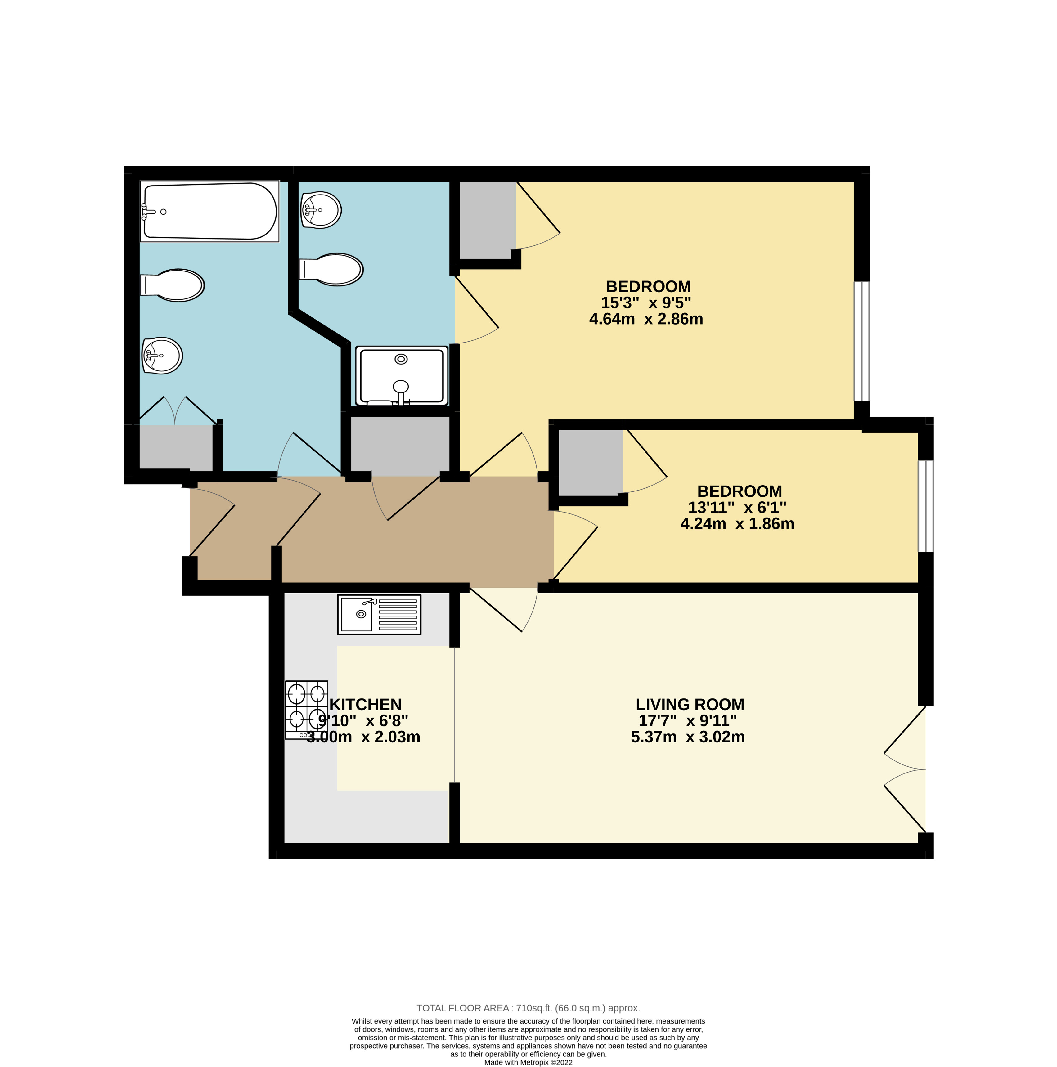 2, Meade Court, Edenbridge floorplan