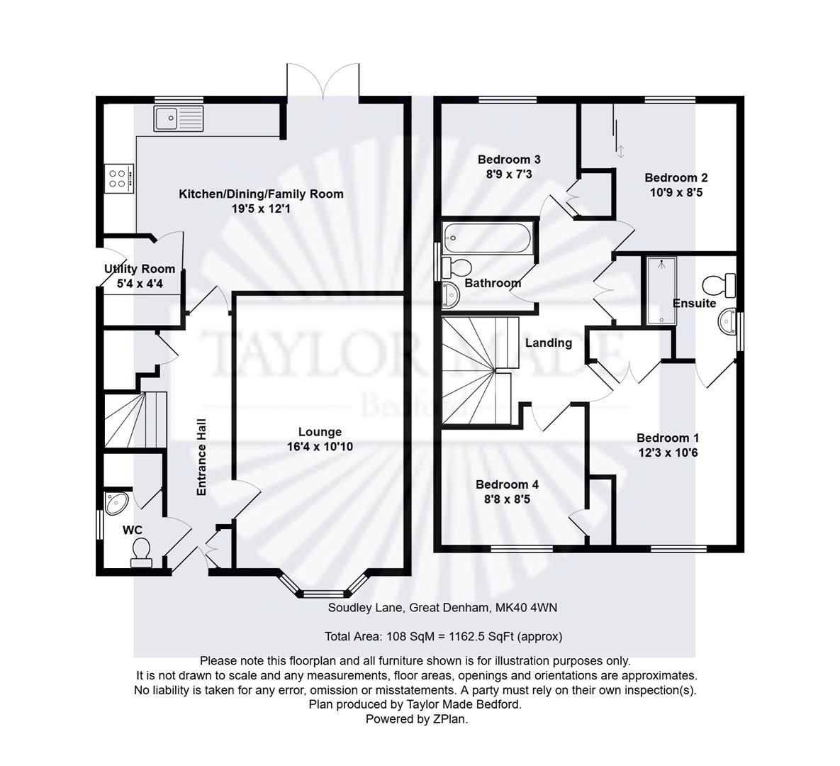 Soudley Lane, Bedford floorplan