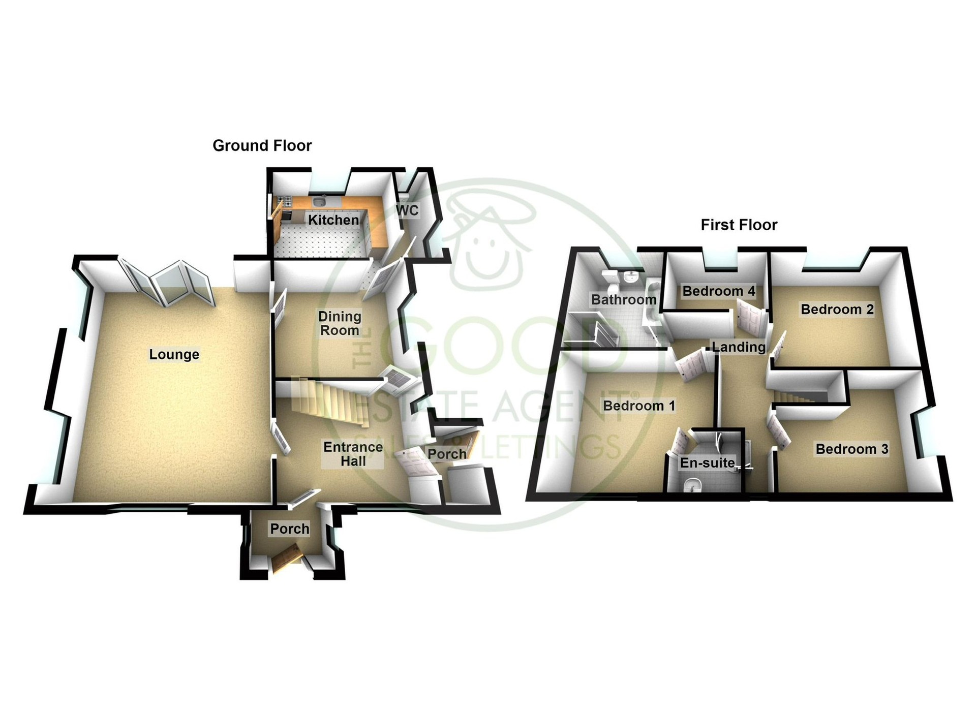 4, Canaan, Lowton floorplan