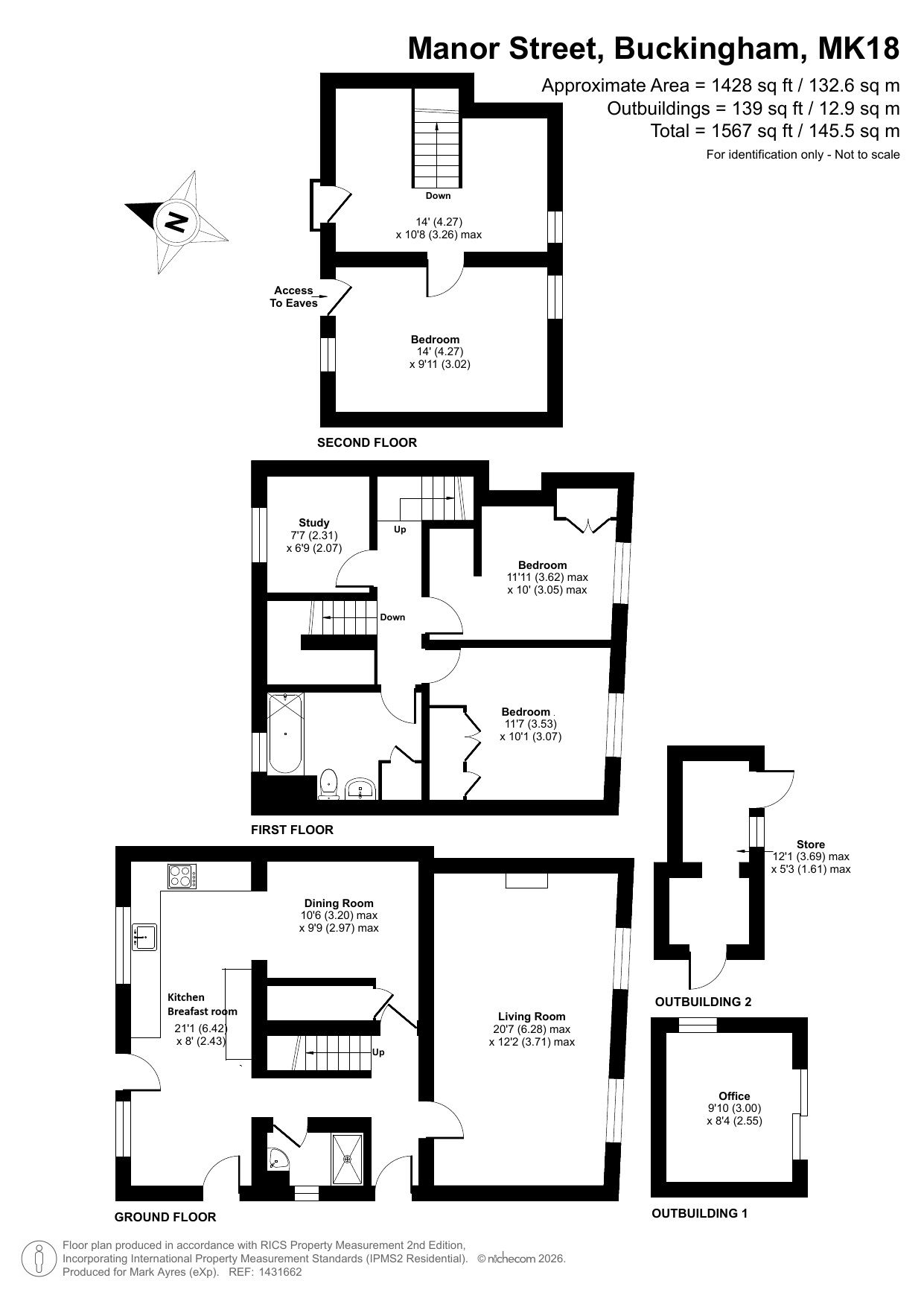 5, Manor Street, Buckingham floorplan