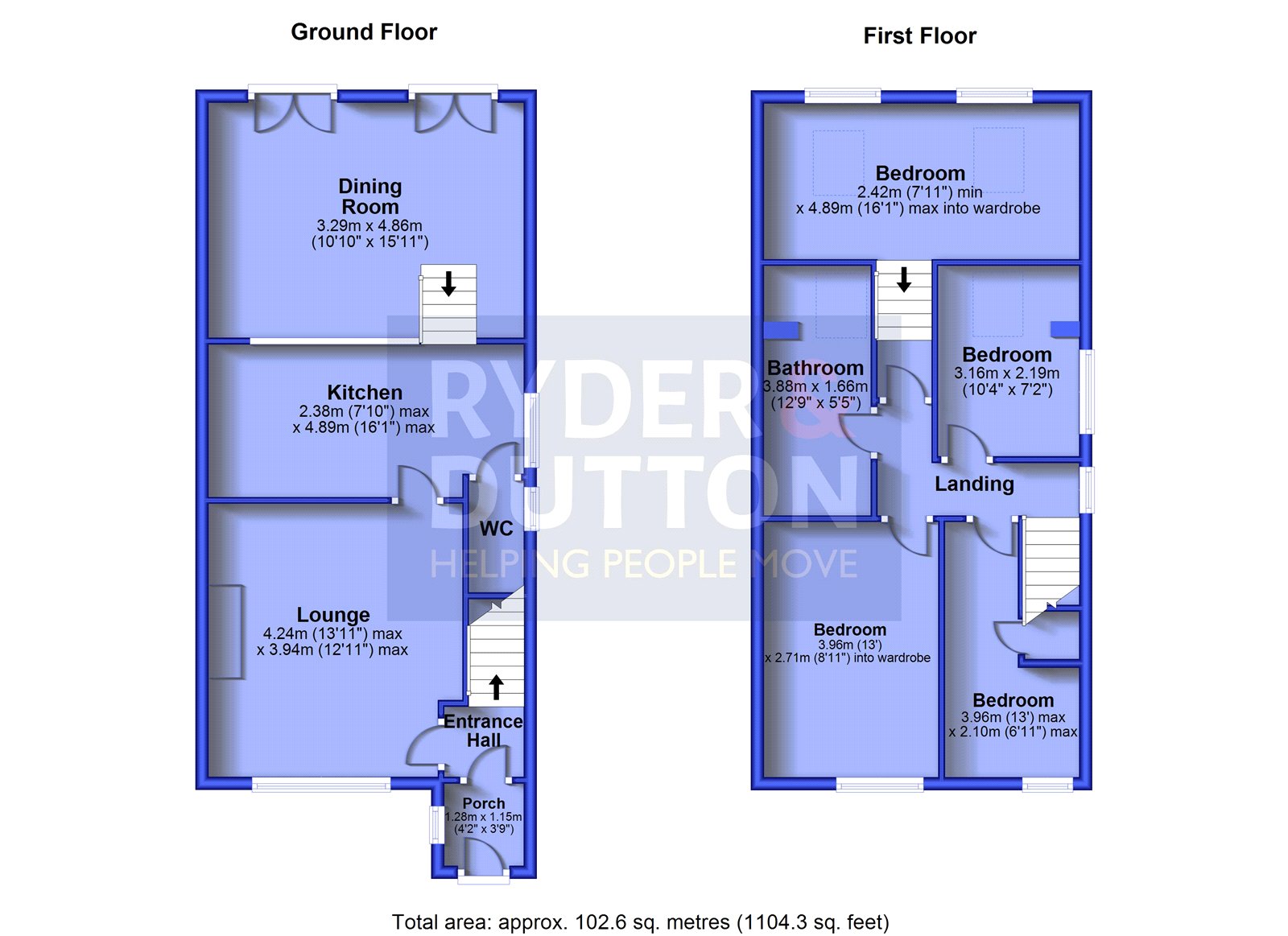 9, Brook Avenue, Saddleworth floorplan