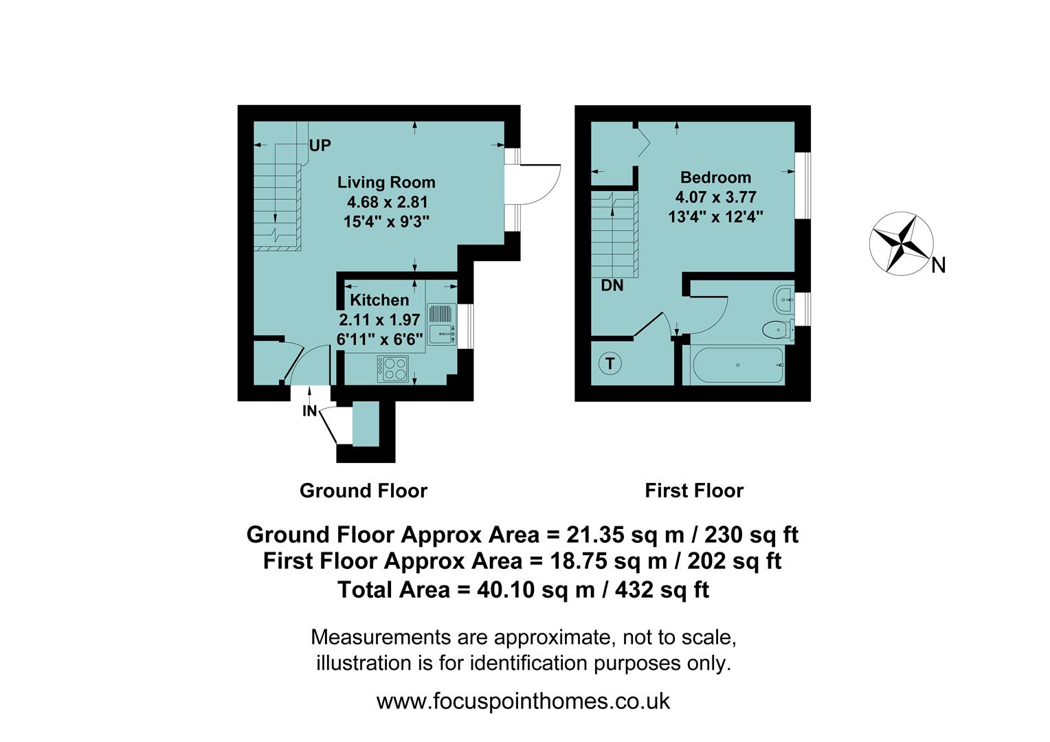 82, Winchelsea Close, Banbury floorplan