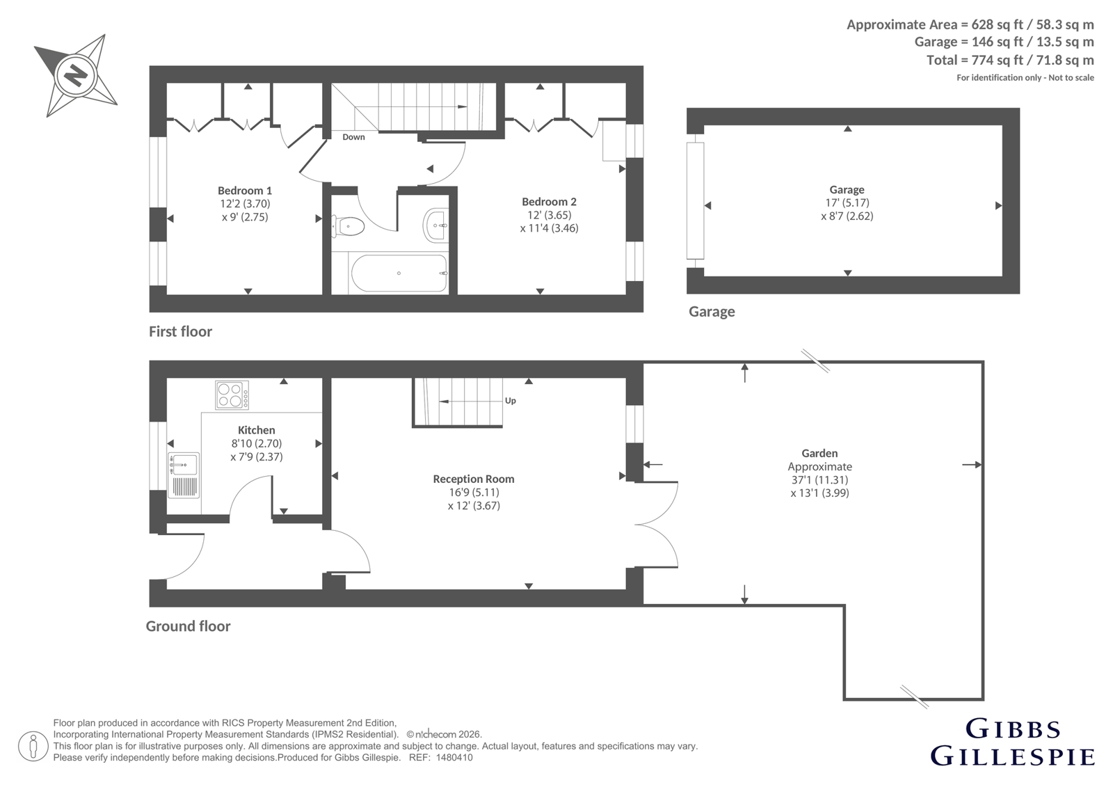 2, St. Peters Mews, Mill End floorplan