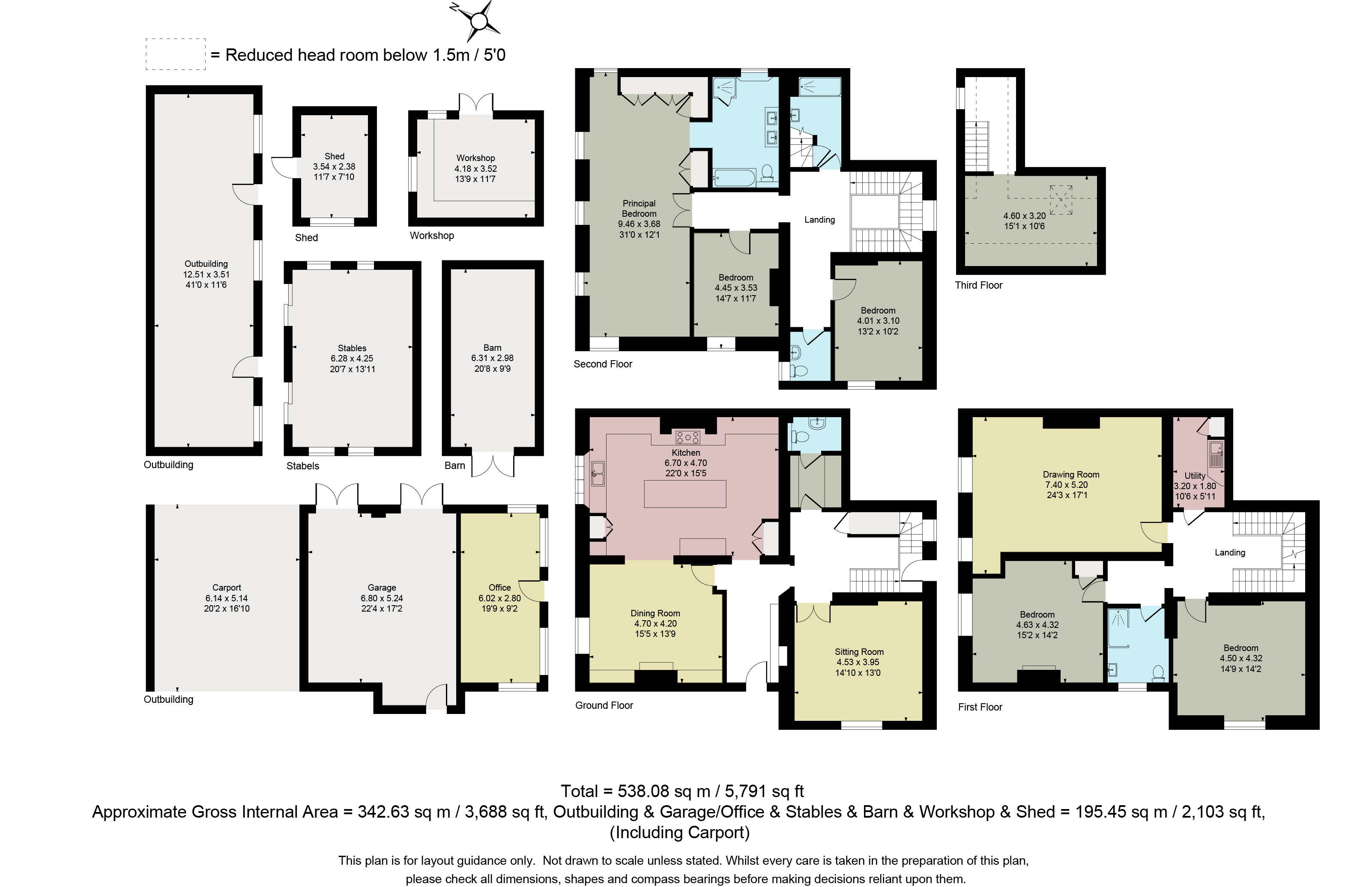 East Campfield Place,, Abinger Road, Dorking floorplan