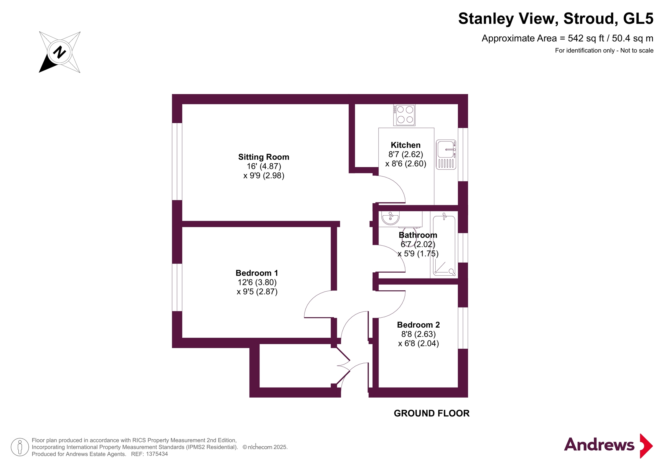 15, Stanley View, Stroud floorplan