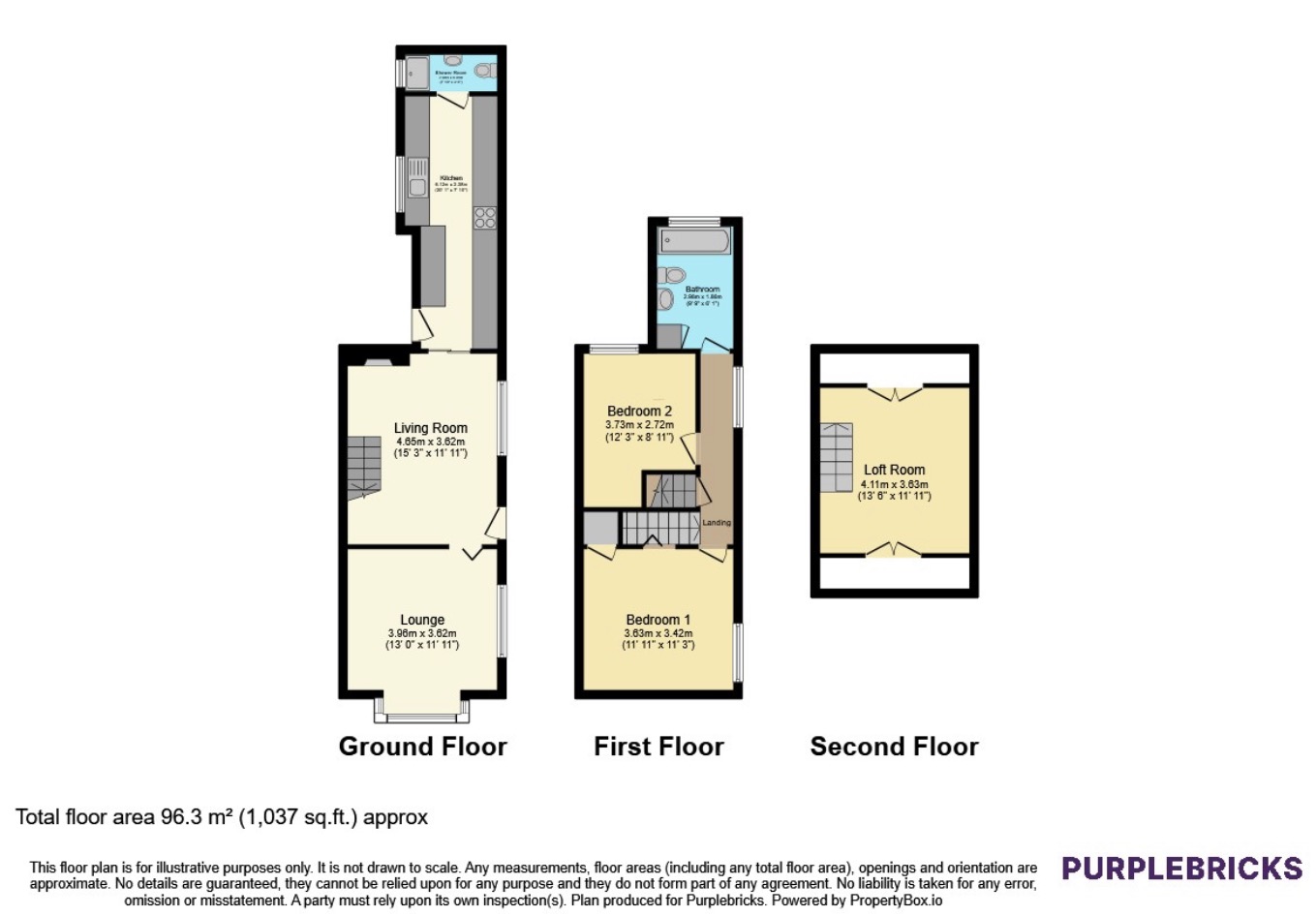 72, Chiswell Road, Birmingham floorplan