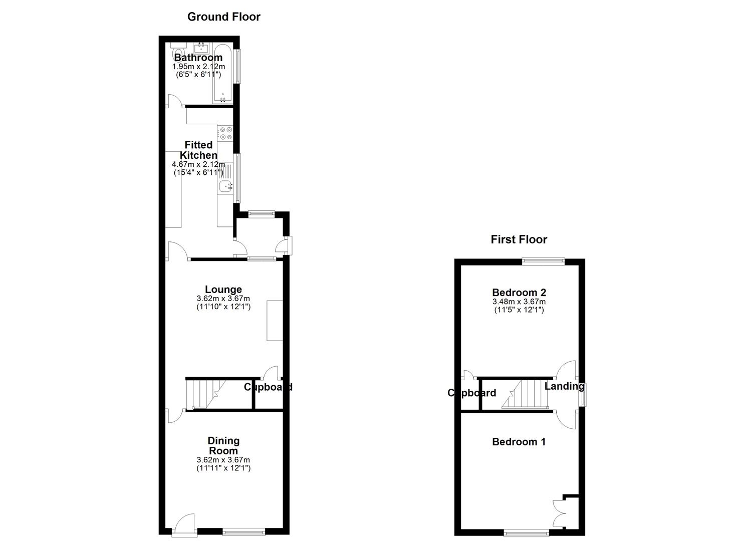 Spring Street, Lye, Stourbridge, West Midlands DY9, 2 bedroom detached