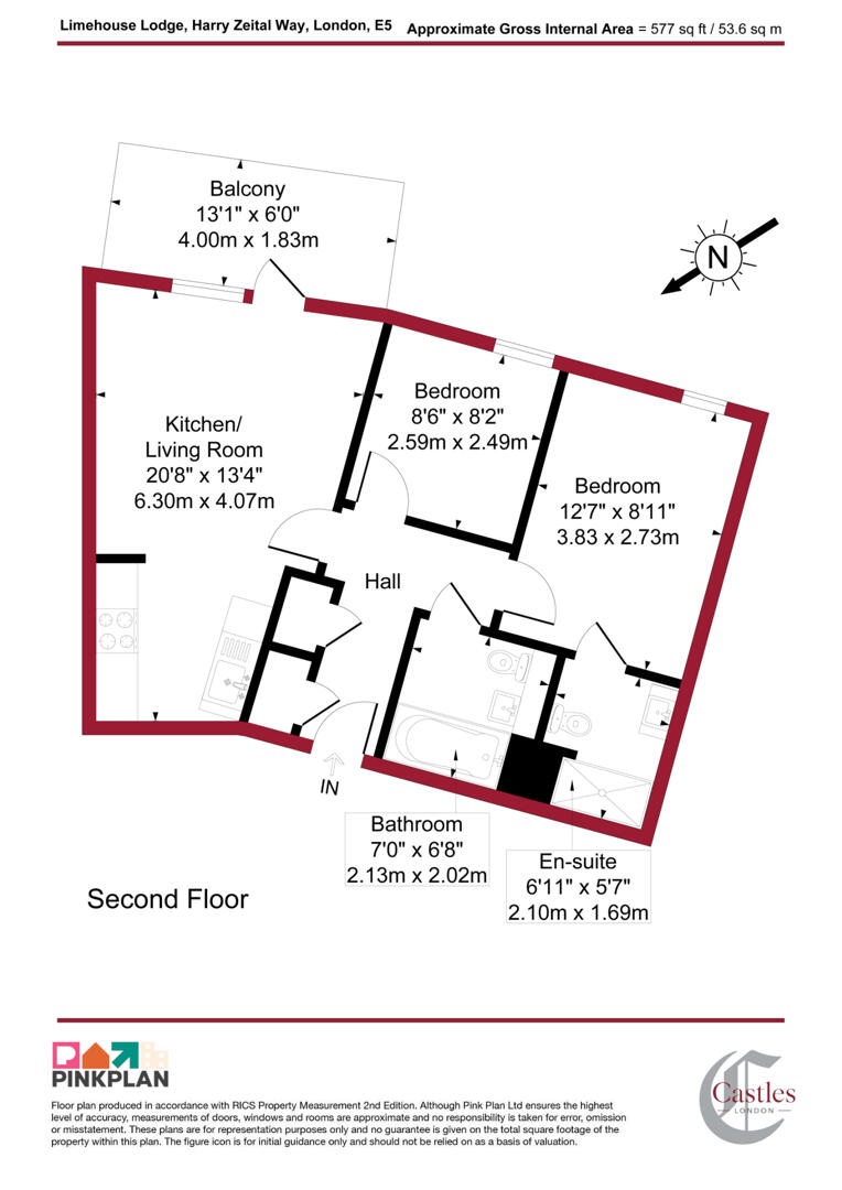 Harry Zeital Way, London floorplan