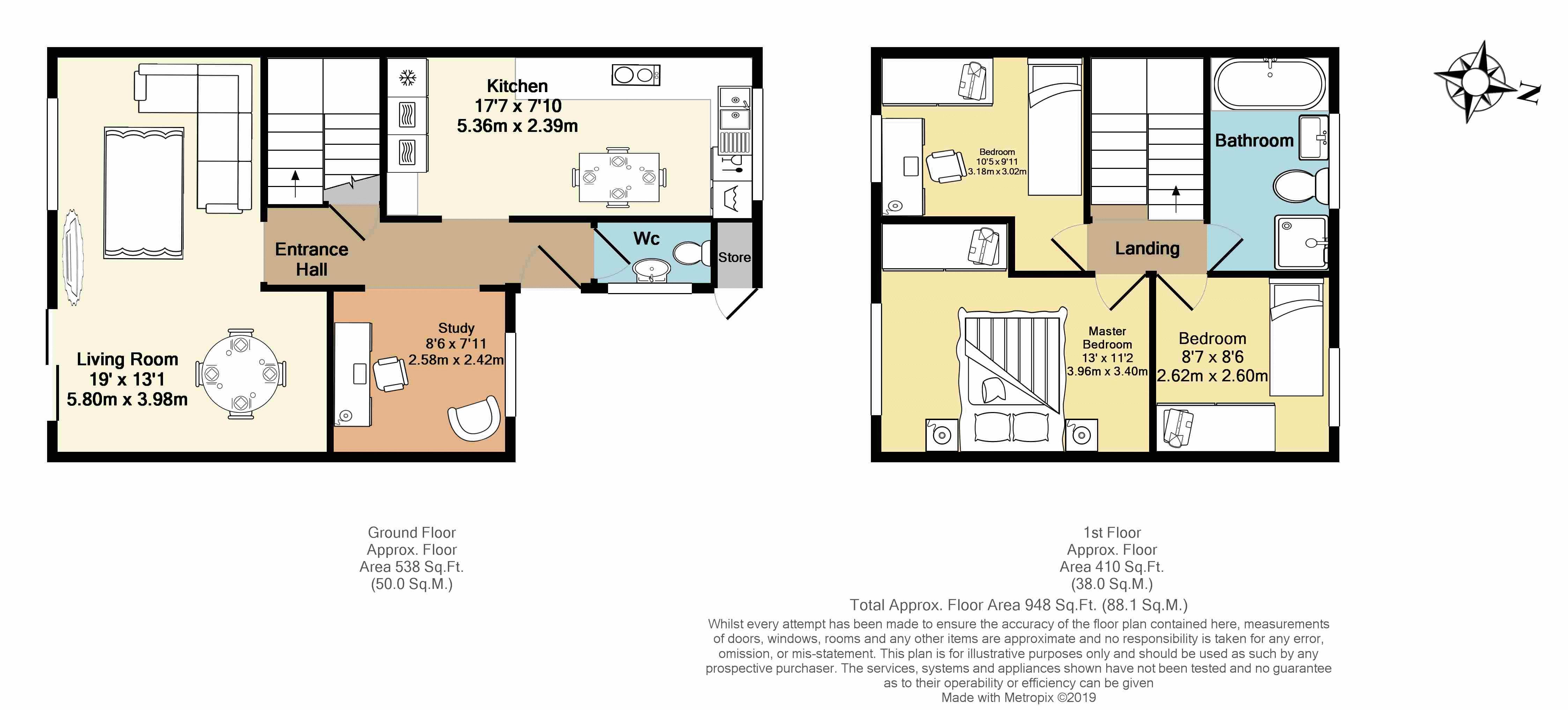 3 Bedrooms Terraced house for sale in Pine Tree Close, Christchurch Road, Hemel Hempstead HP2