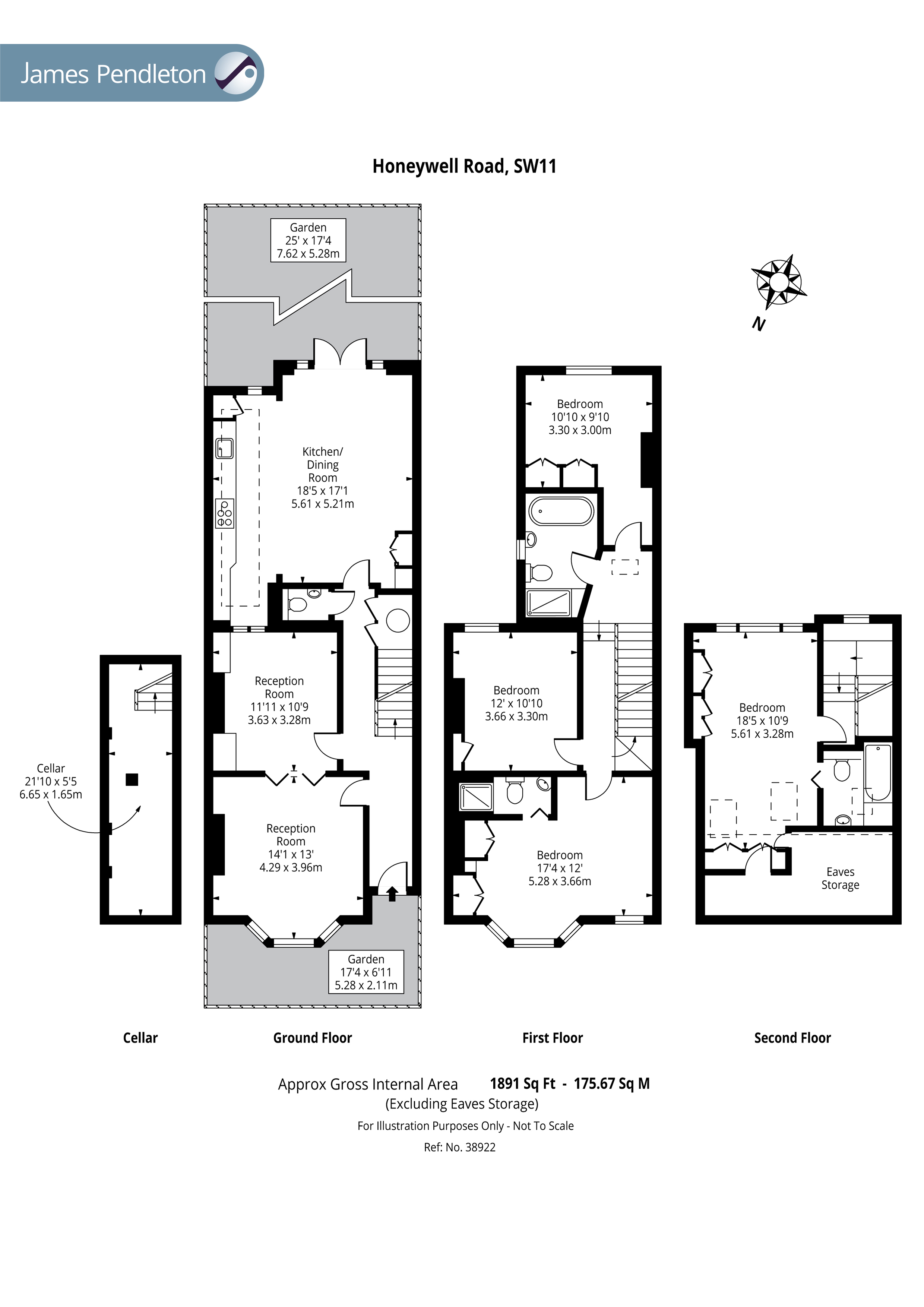 4 Bedrooms End terrace house for sale in Honeywell Road, Battersea, London SW11