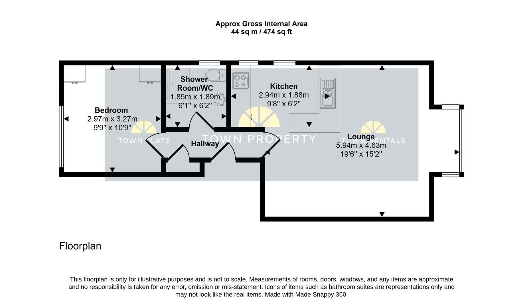 6, Helensgate, 34 Upper Avenue, Eastbourne floorplan