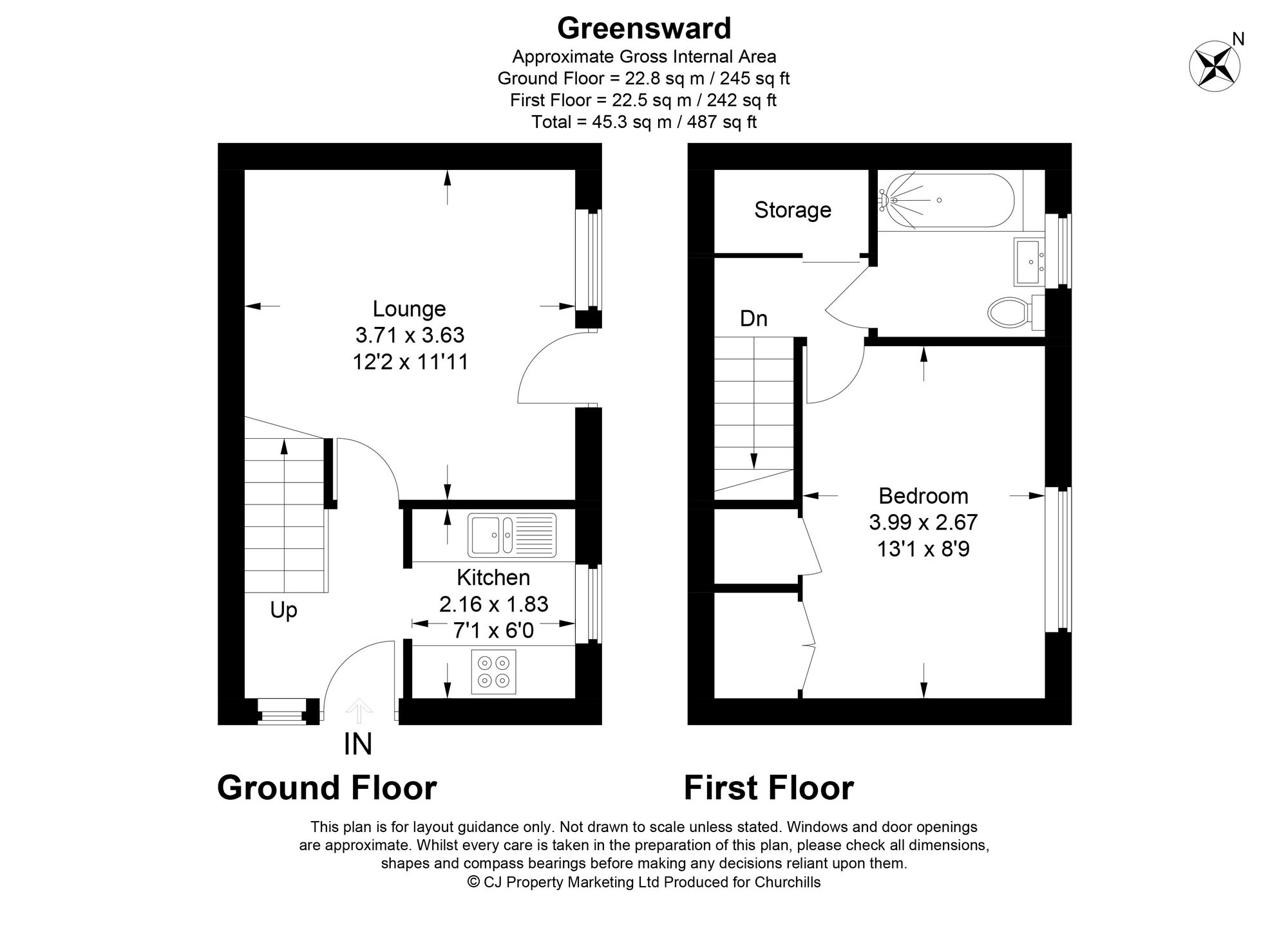 13 Greensward, Bushey floorplan