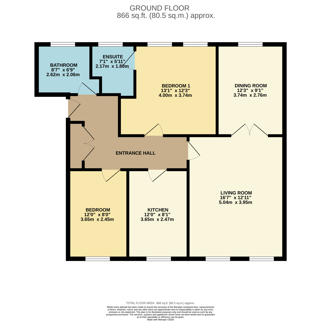 3 Tabor Park, La Route des Genets, St Brelade floorplan