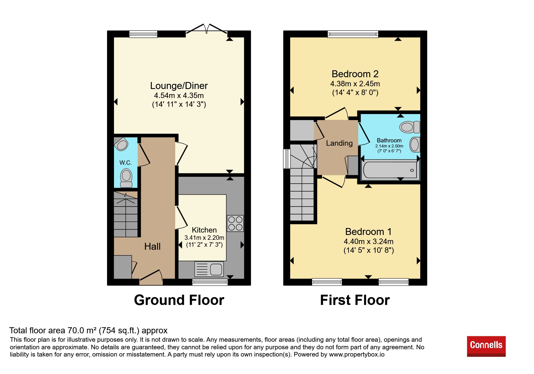 7, Sander Close, Hitchin floorplan
