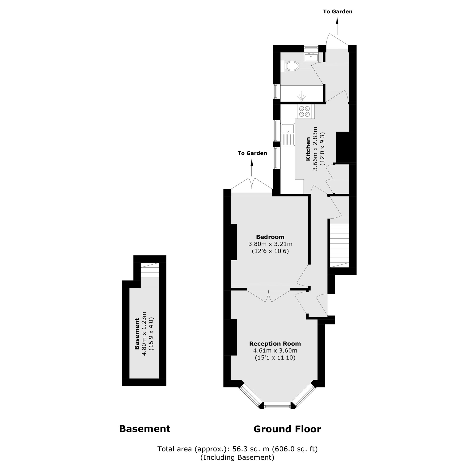 Ground Floor Flat, 9, Algiers Road, London floorplan