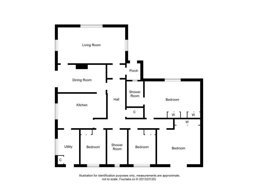 The Firs, 19b Pilmuir Road West, Forres floorplan